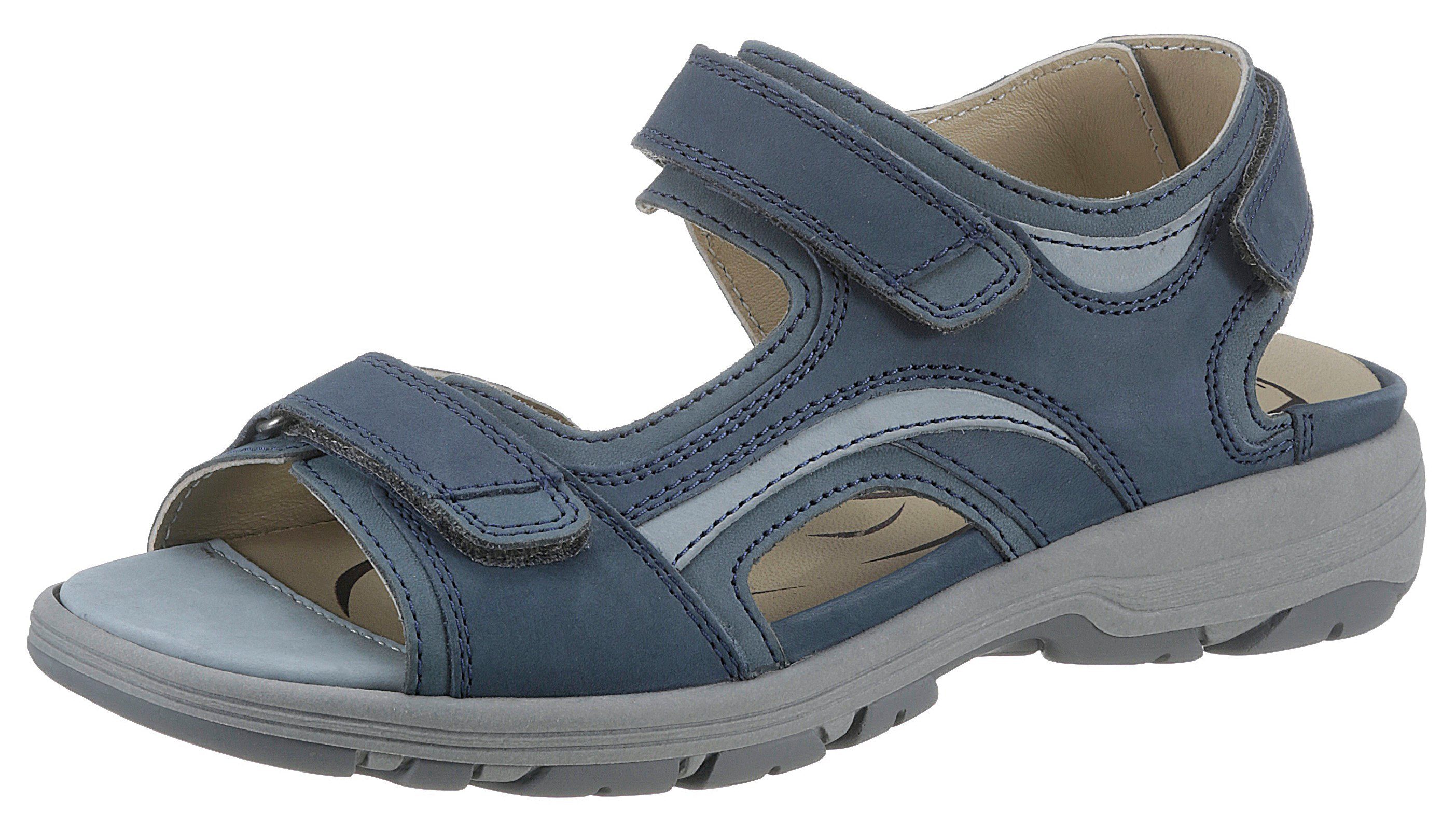 Waldläufer Sandalen summer shoe, outdoor shoe, wedge heel, in trekking look, h-width