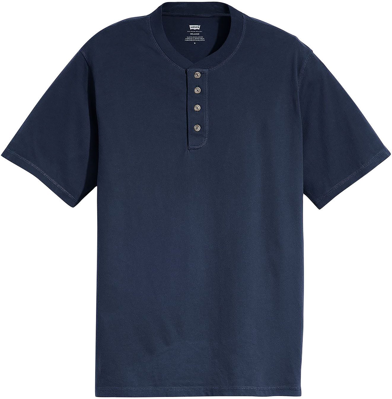 Levi's® Shirt met ronde hals SS 4 BUTTON HENLEY