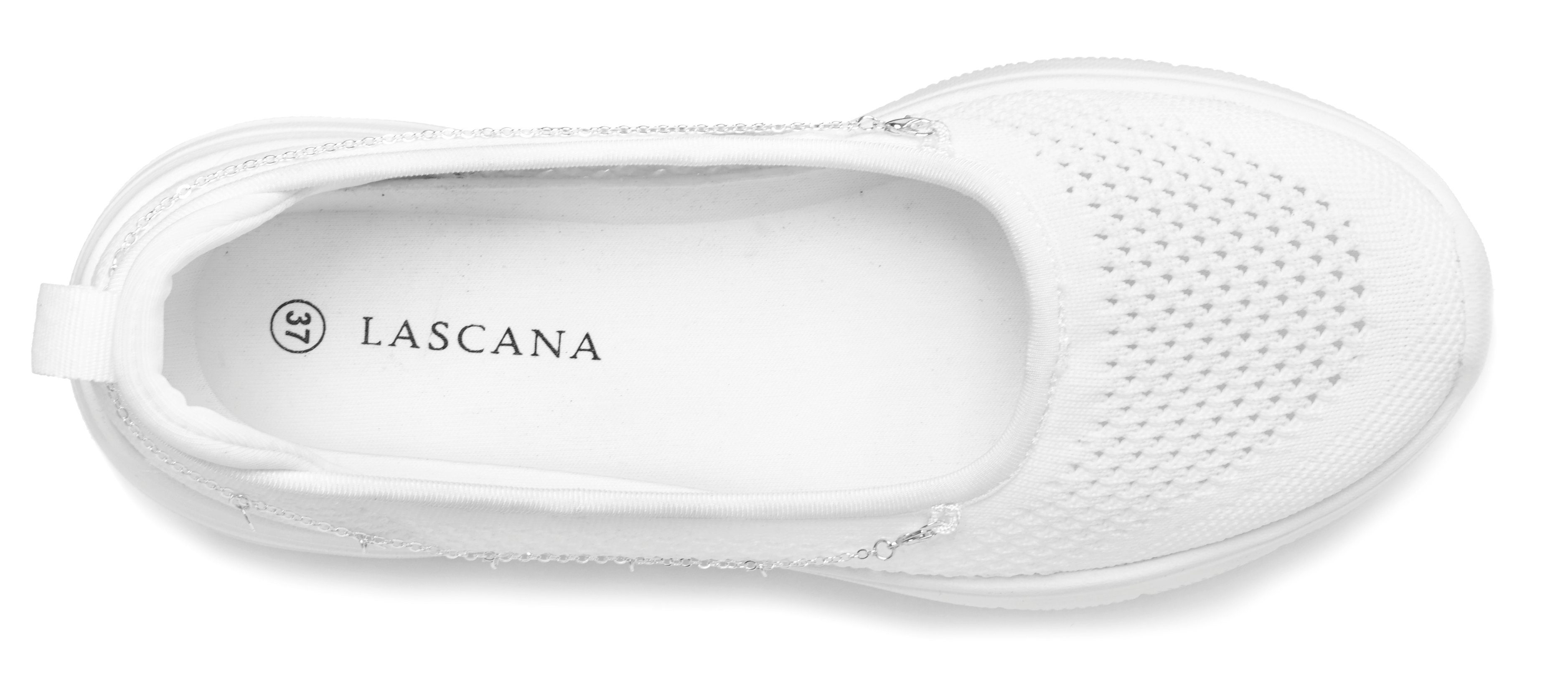 Lascana Sneakers Slip-On sneaker, slipper, ballerina, lage schoen VEGAN