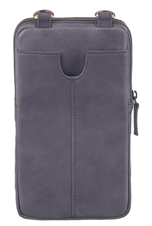 GreenLand Nature Gsm-tasje NATURE Soft met opgestikte portemonnee voor pasjes en rfid-bescherming