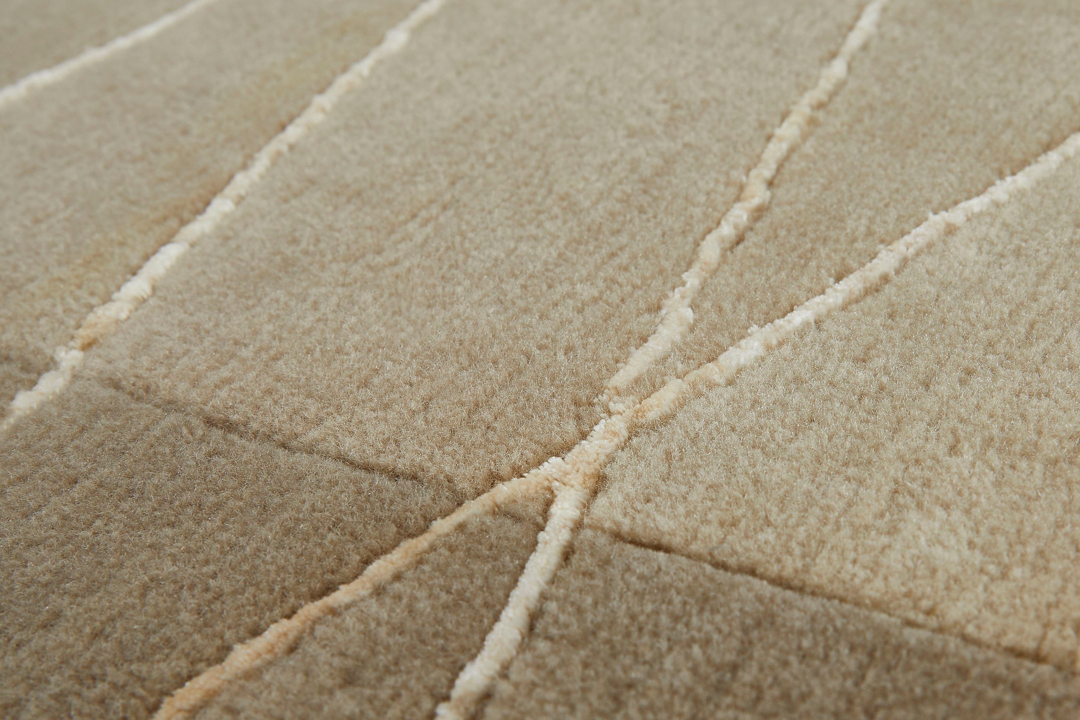 LUXOR living Wollen kleed LINEO Nepal tapijt, 100% wol, handgeknoopt, met bies