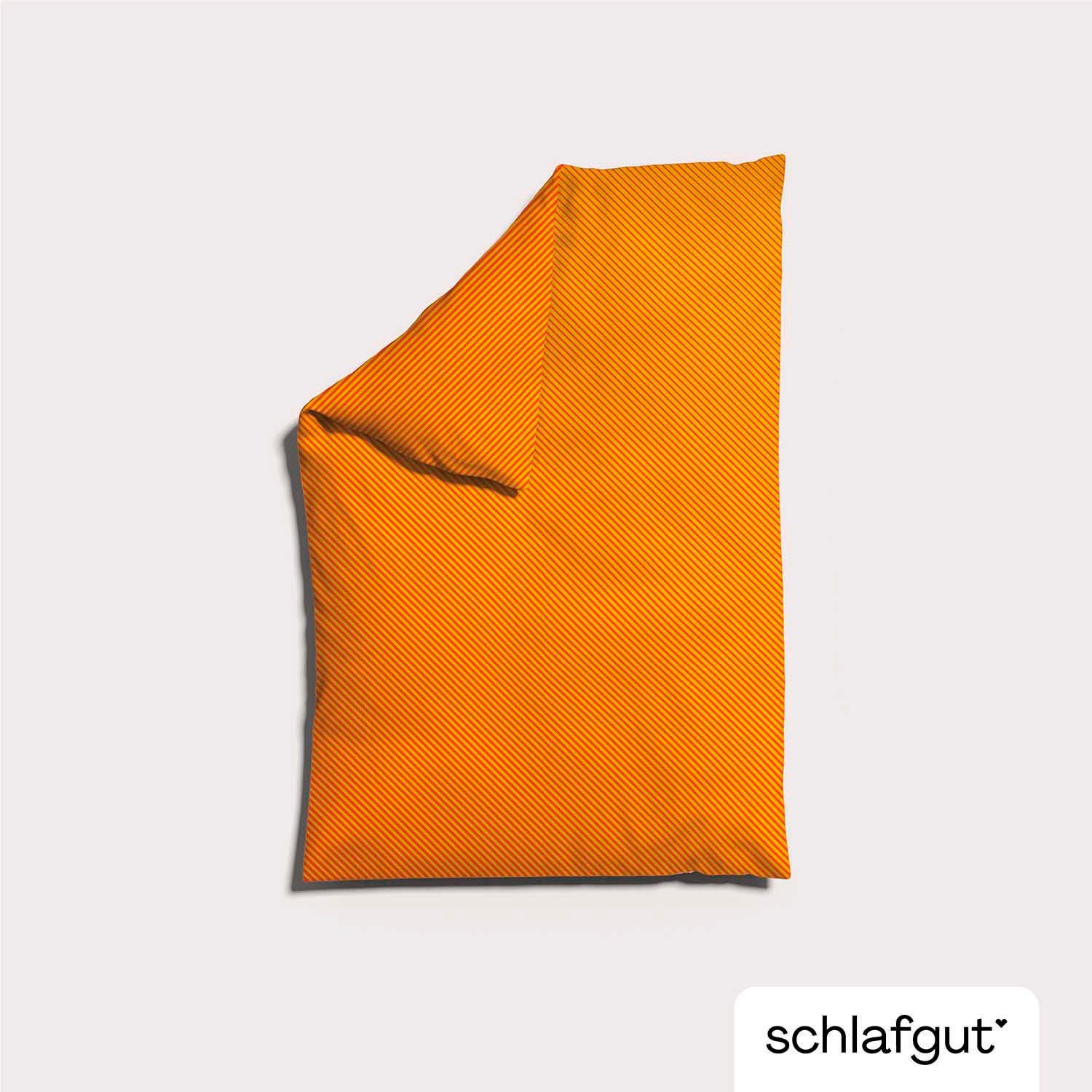 Schlafgut Dekbedovertrek Woven Satin fade met fijne strepen met kleurverloop, mix & match: bijpassende kussensloop verkrijgbaar (1 stuk)
