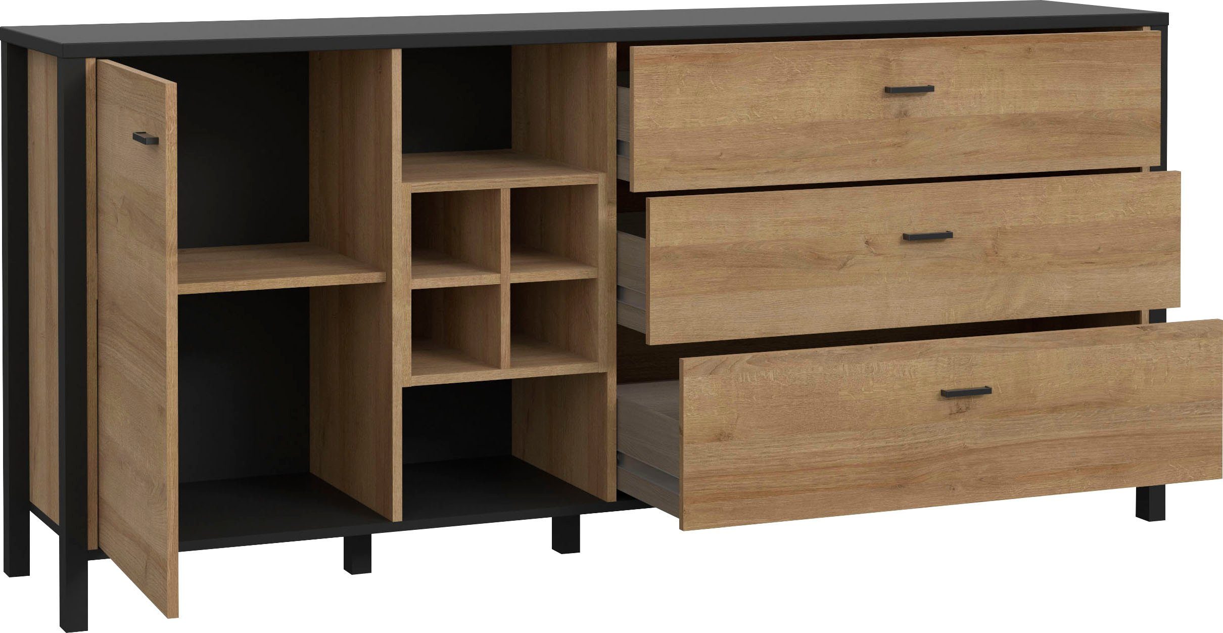 FORTE Dressoir High Rock Breedte ca. 186 cm