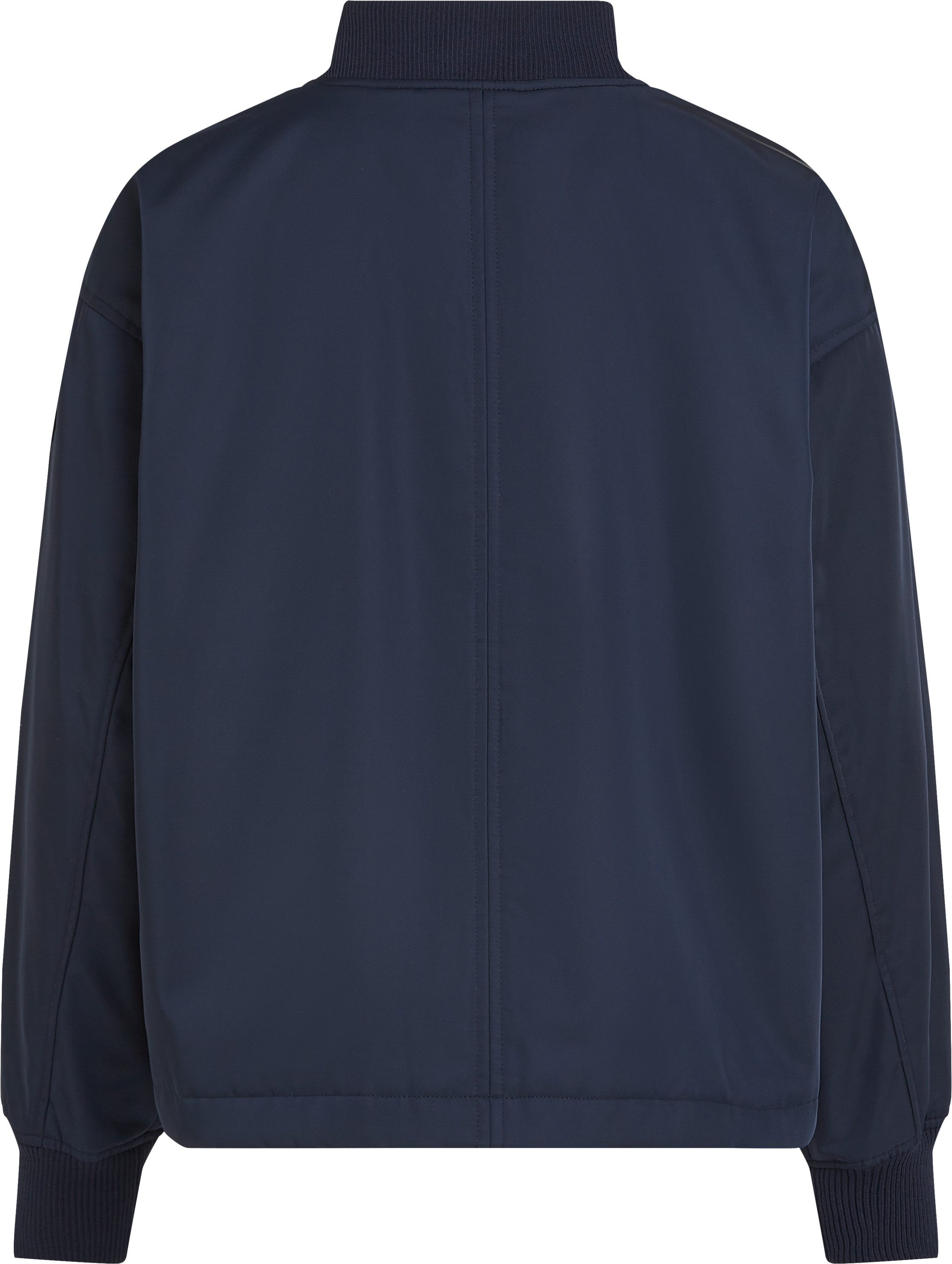 Tommy Hilfiger Bomberjack CASUAL NYLON BOMBER JACKET met merklabel, in effen kleur