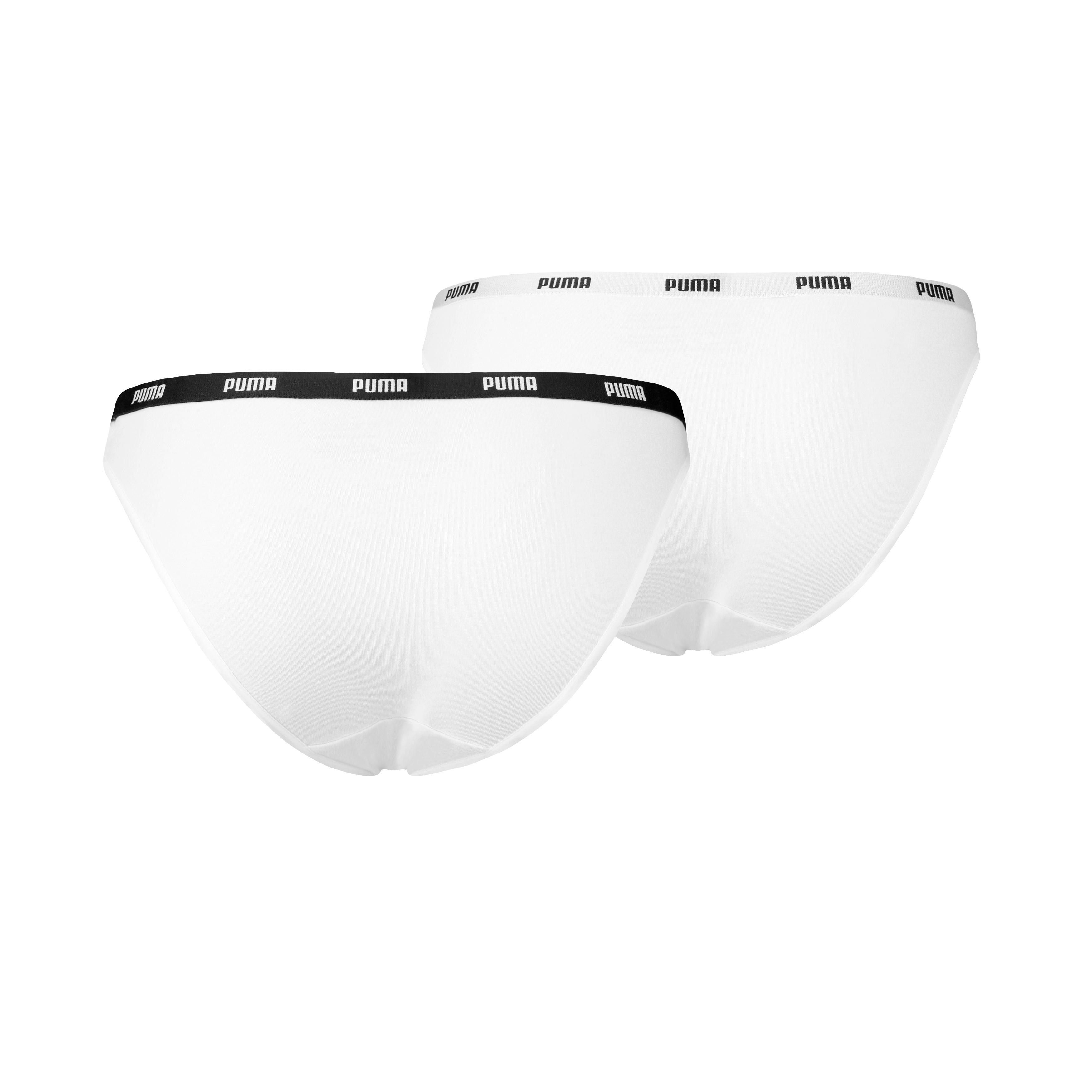 PUMA Bikinibroekje PUMA WOMEN BIKINI 2P Low-Rise design, platte naden, elastische logoband (Set van 2)