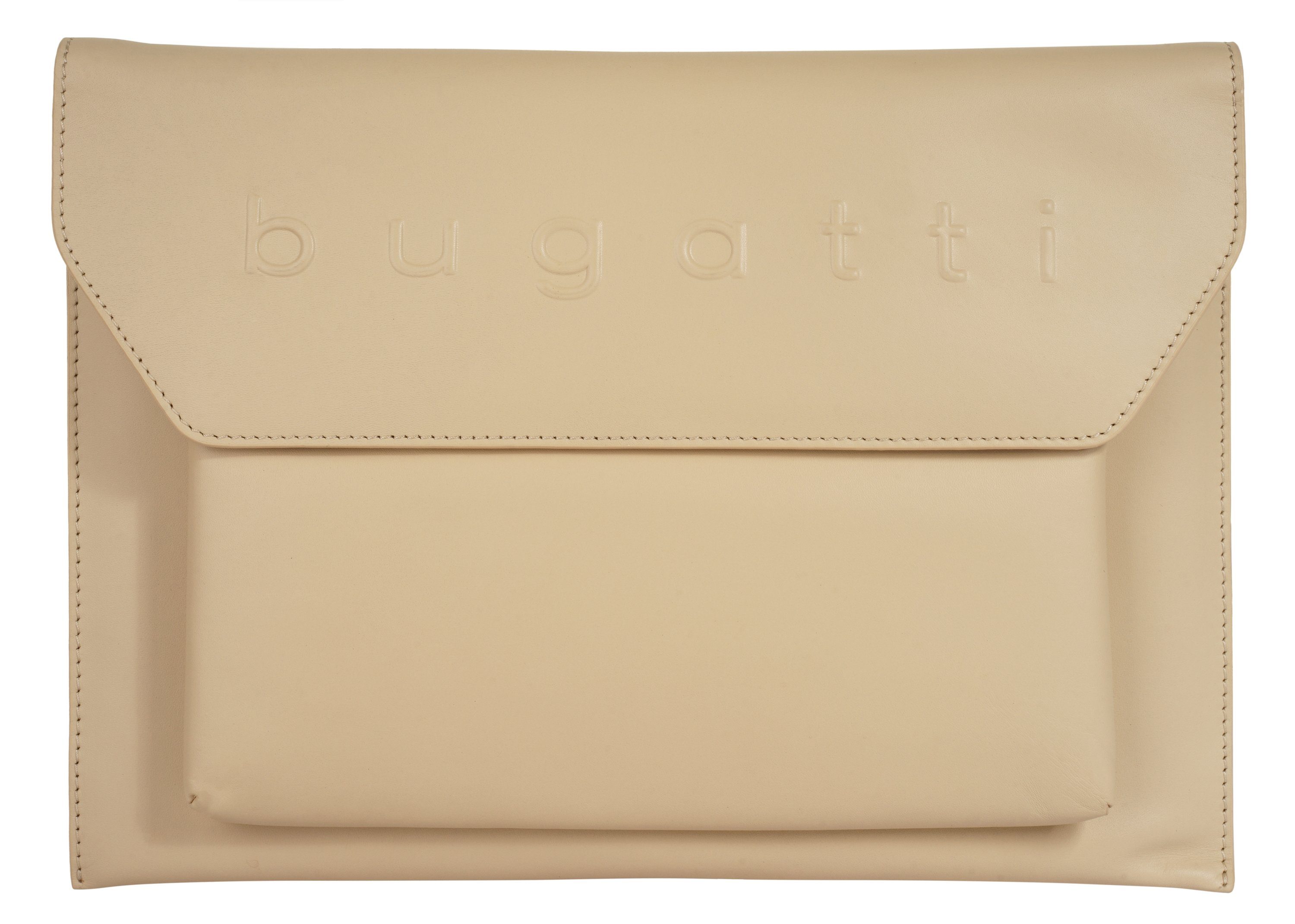 Bugatti Aktetas Daphne echt leder heren tassen & rugzakken maat Onesize beige