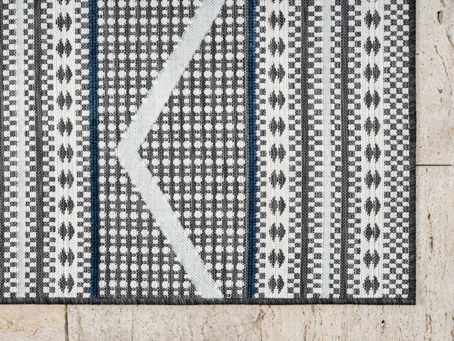 Myflair Möbel & Accessoires Vloerkleed Schaduw voorraadopruiming modern ontwerp, geschikt voor buiten, balkon, terras