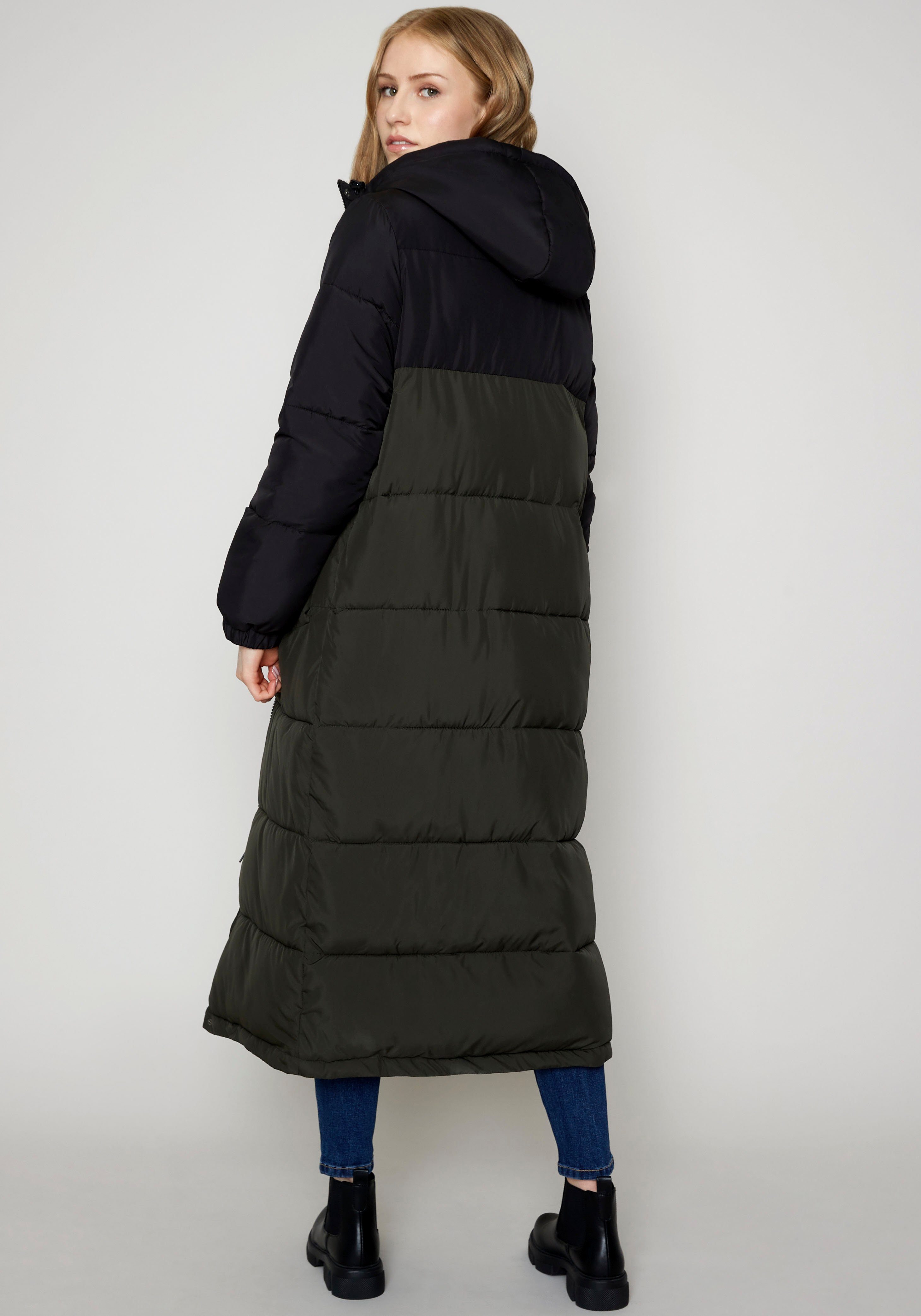HaILYS Gewatteerde jas LS P JK Lo44va in colourblocking-stijl