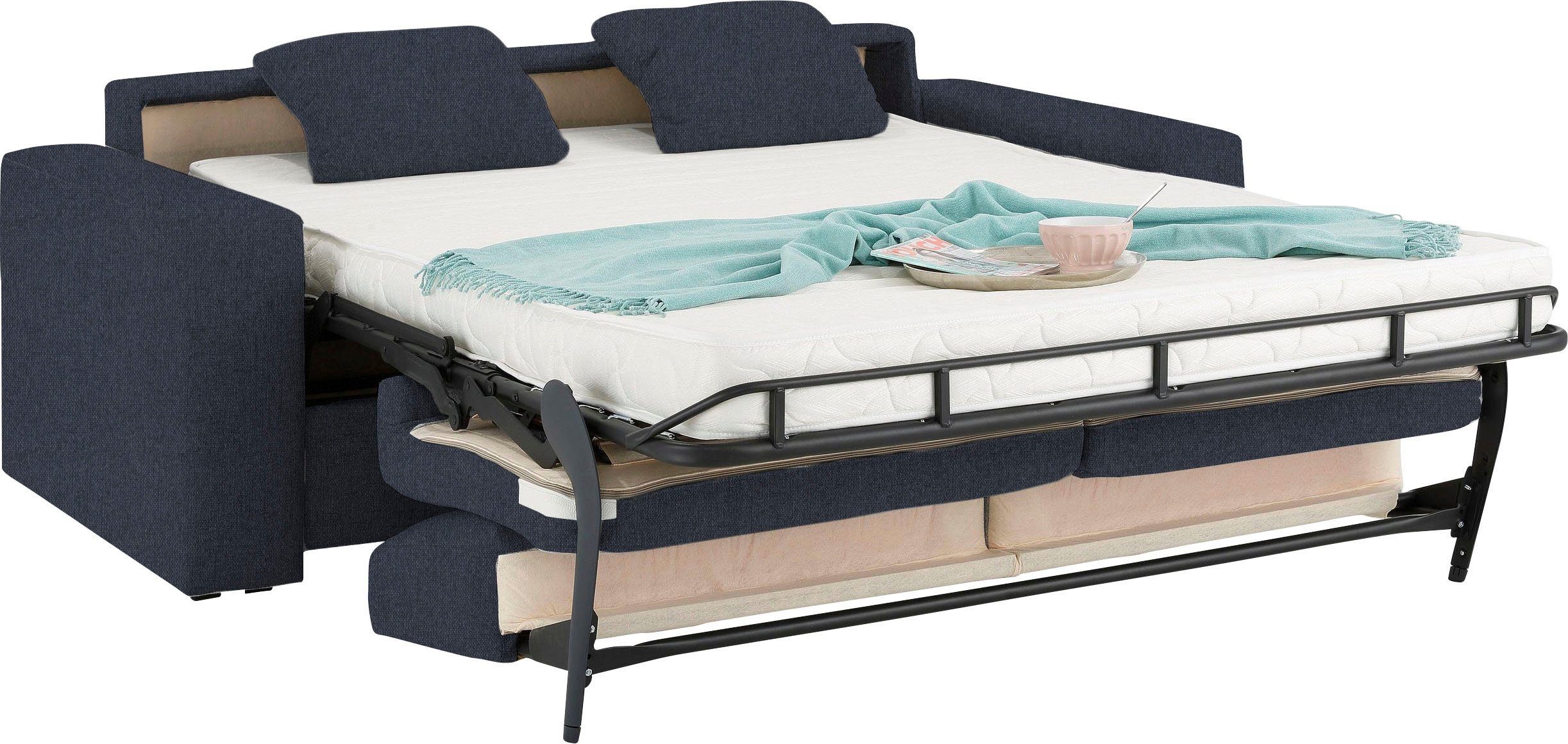 Home affaire Slaapbank Roma matras hoogte 14 cm Bedfunctie, met vering, lattenbodem, matras