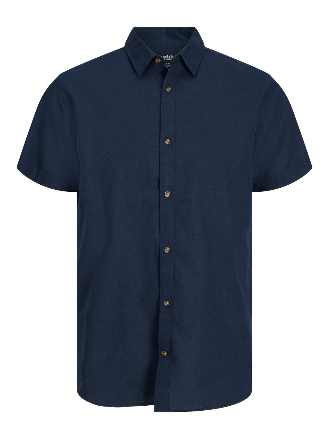 Jack & Jones Overhemd met korte mouwen JJESUMMER LINEN BLEND SHIRT SS SN