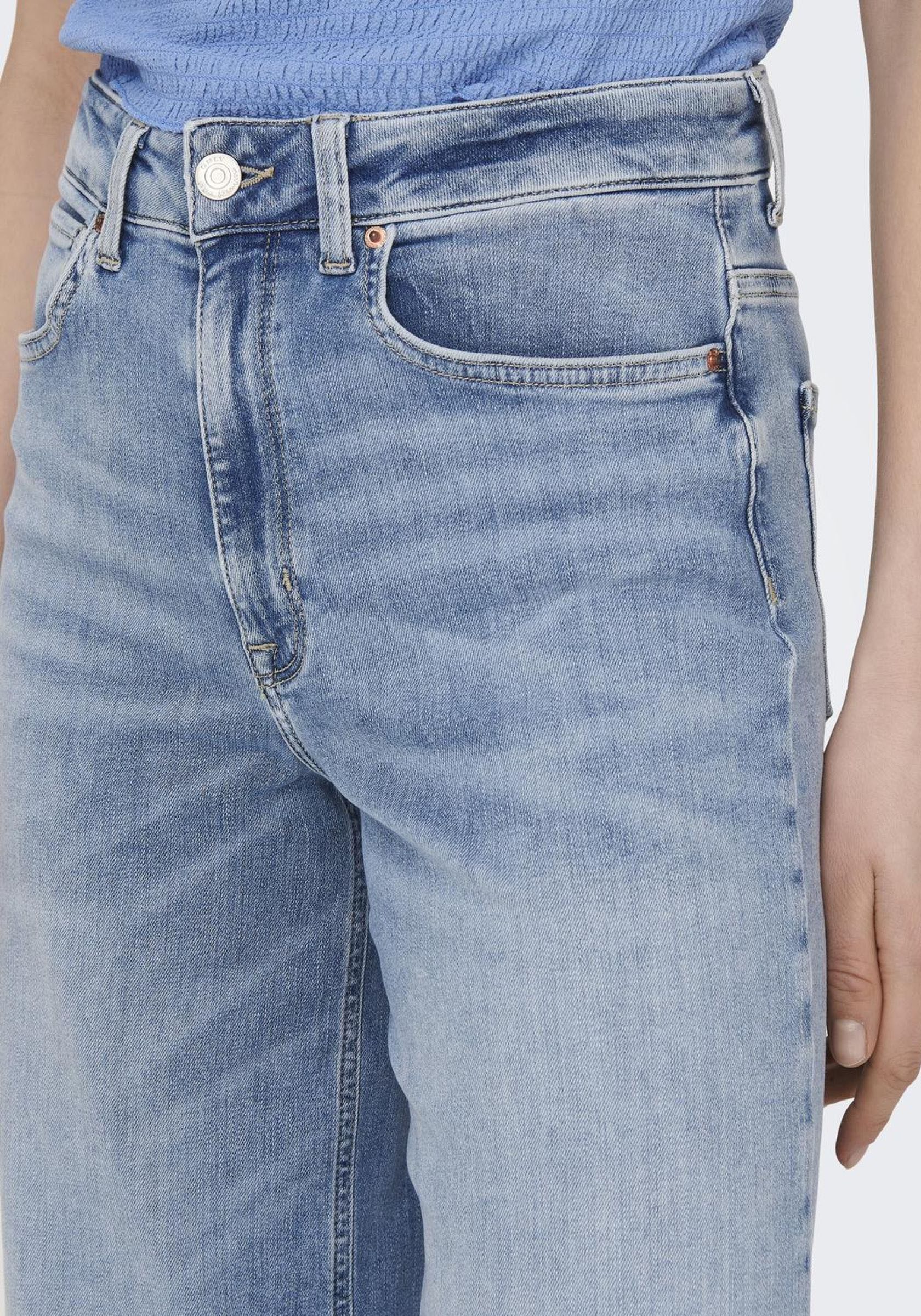 Only High-waist jeans ONLMADISON BLUSH HW WIDE DNM CRO371 NOOS