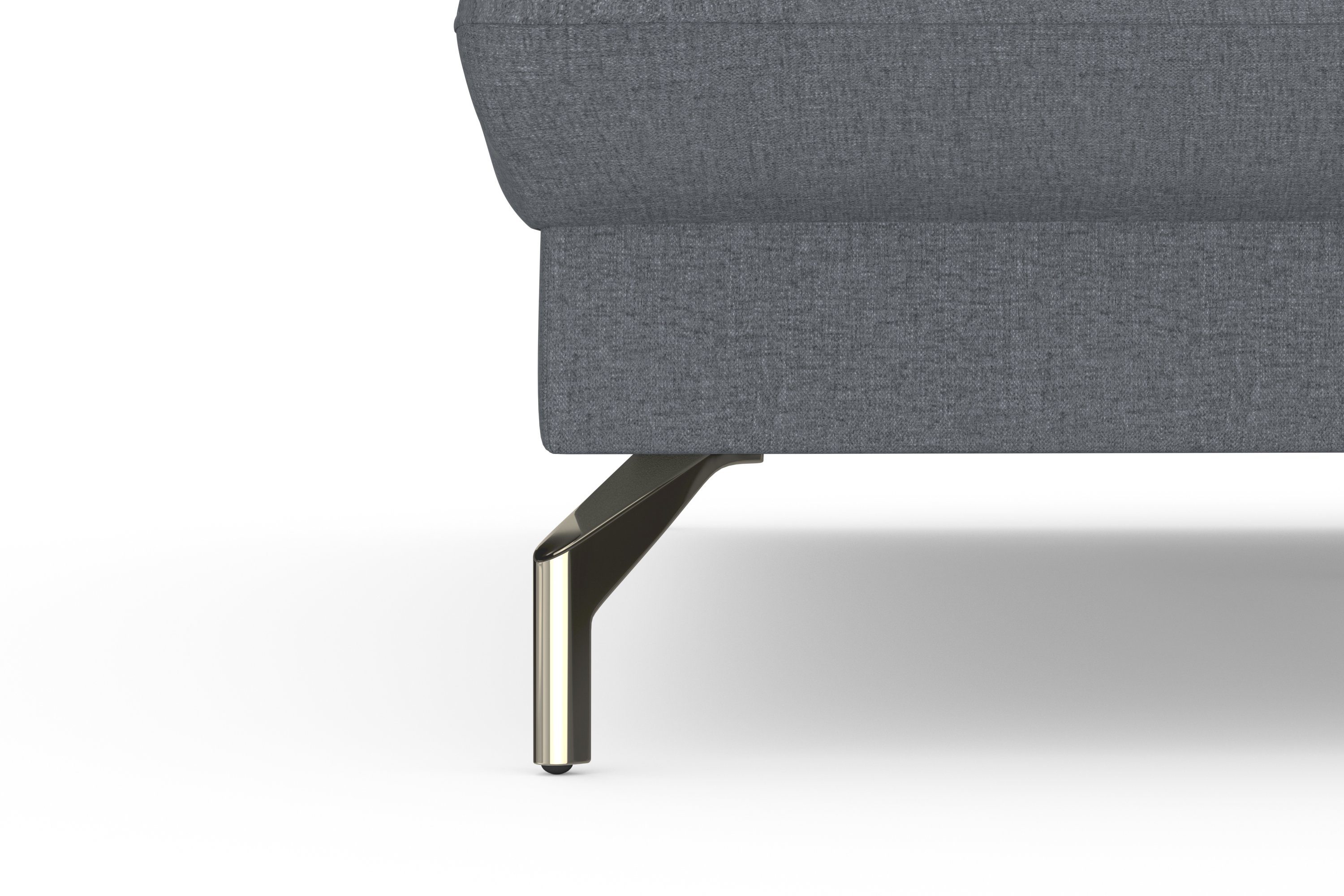 sit&more Hoekbank Fashion L-vorm naar keuze met verstelbare hoofdsteun, uittrekzitting, motorisch, nikkel poten