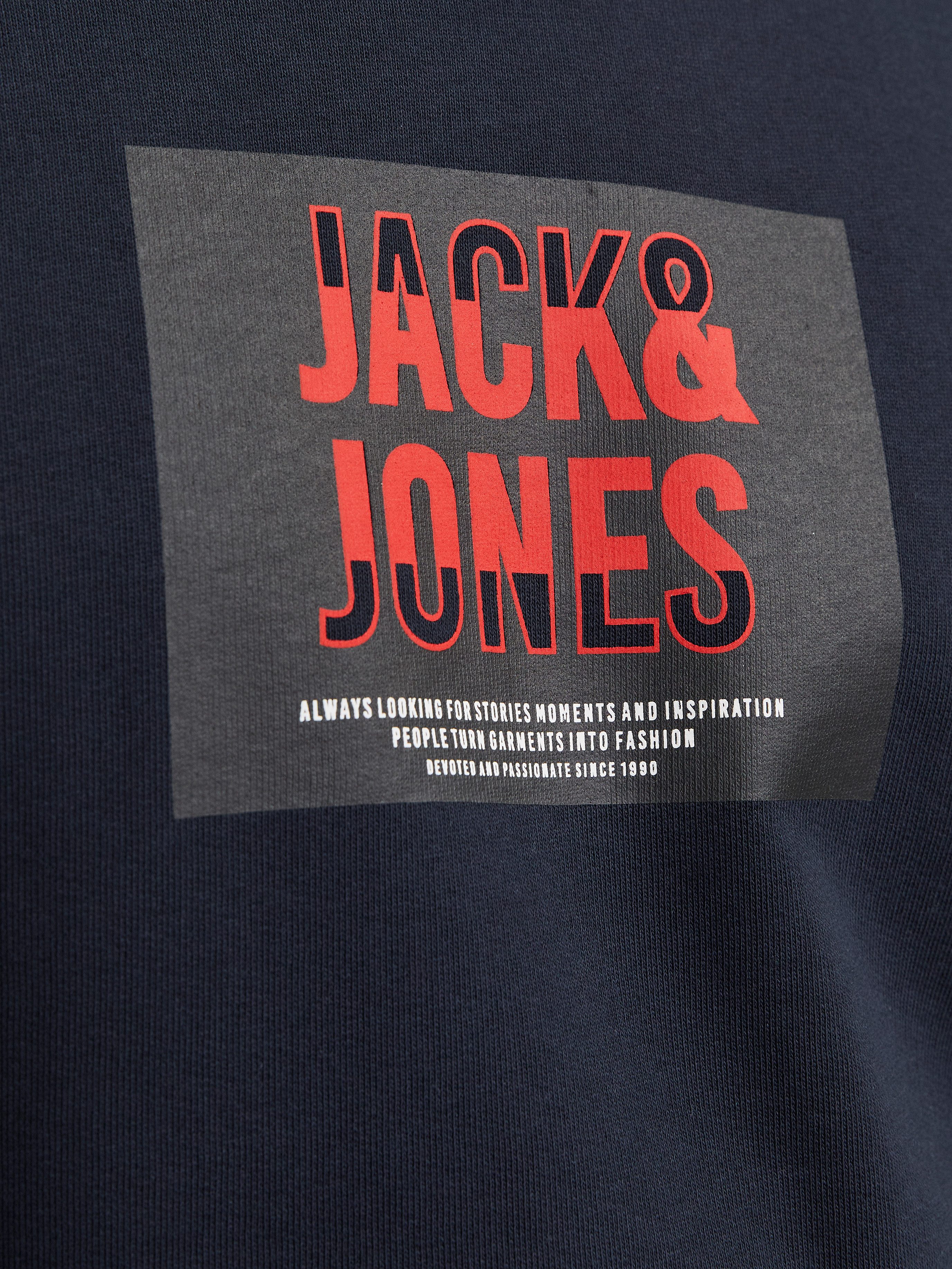 Jack & Jones Sweatshirt JJHUDSON SWEAT CREW NECK