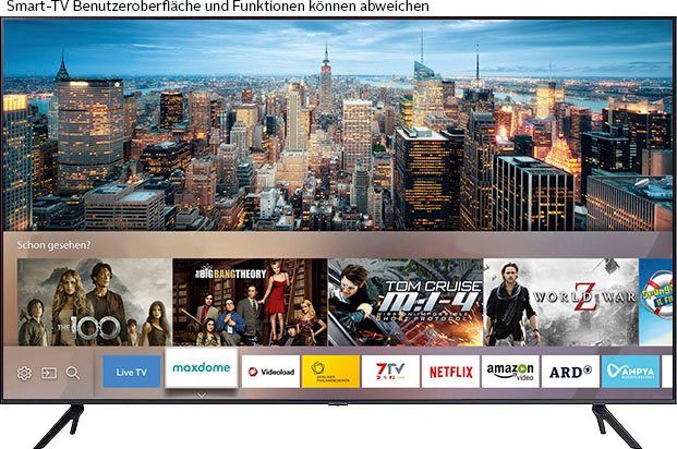 Samsung Led-TV GU50AU7199UXZG, 125 cm / 50", 4K Ultra HD, Smart TV, HDR,Crystal Processor 4K,Q-Symphony,Contrast Enhancer