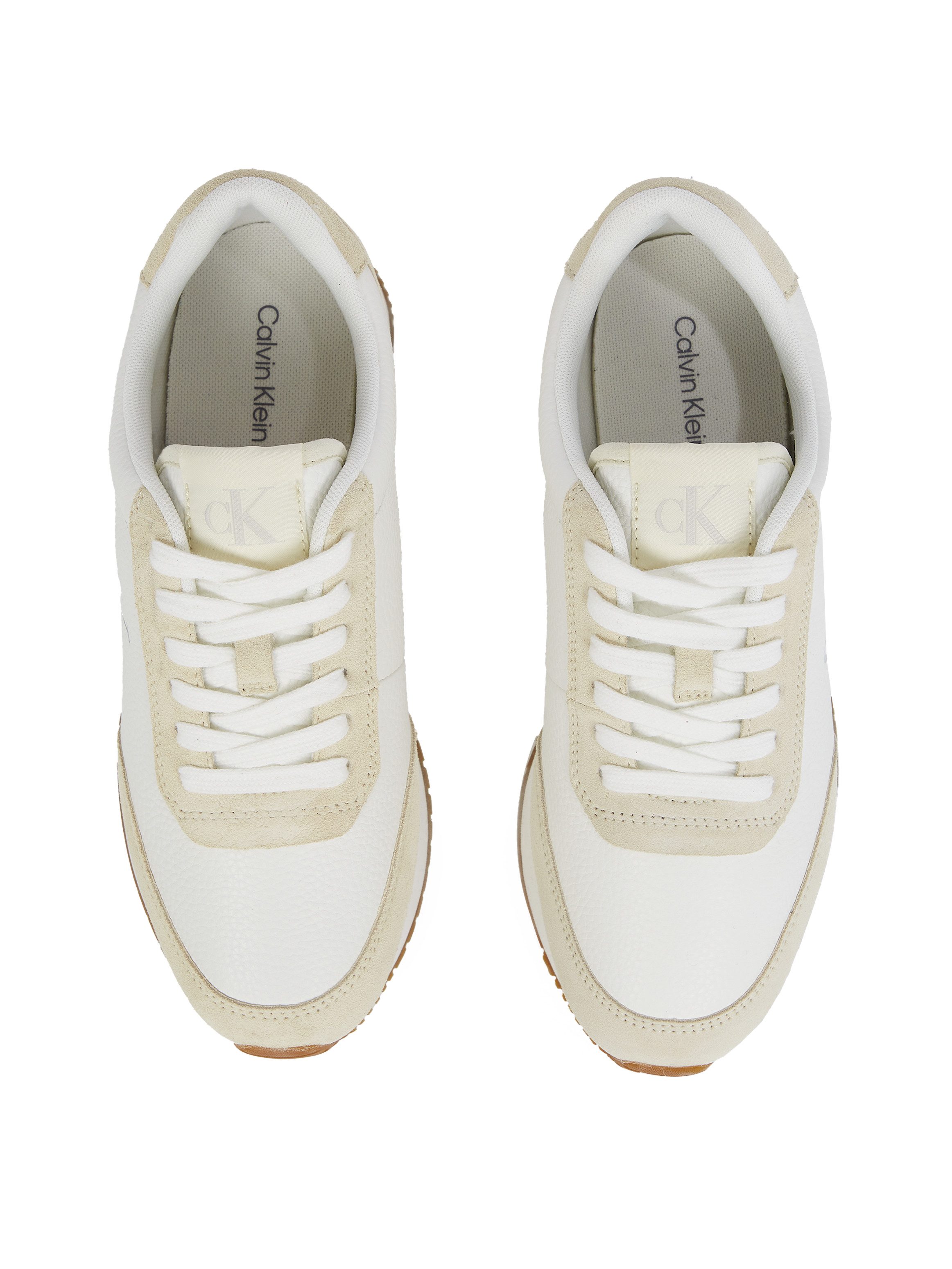 Calvin Klein Sneakers RUNNER LACEUP LOW MIX MG freizeitschoen lage schoen veterschoen met zij ck-logo