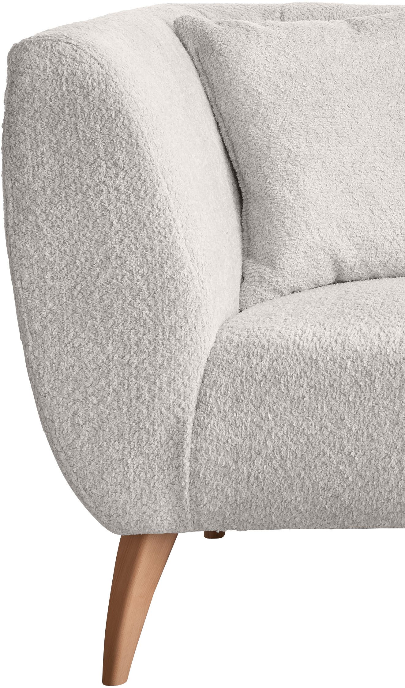 INOSIGN 3-zitsbank twee verschillende pootkleuren naar keuze