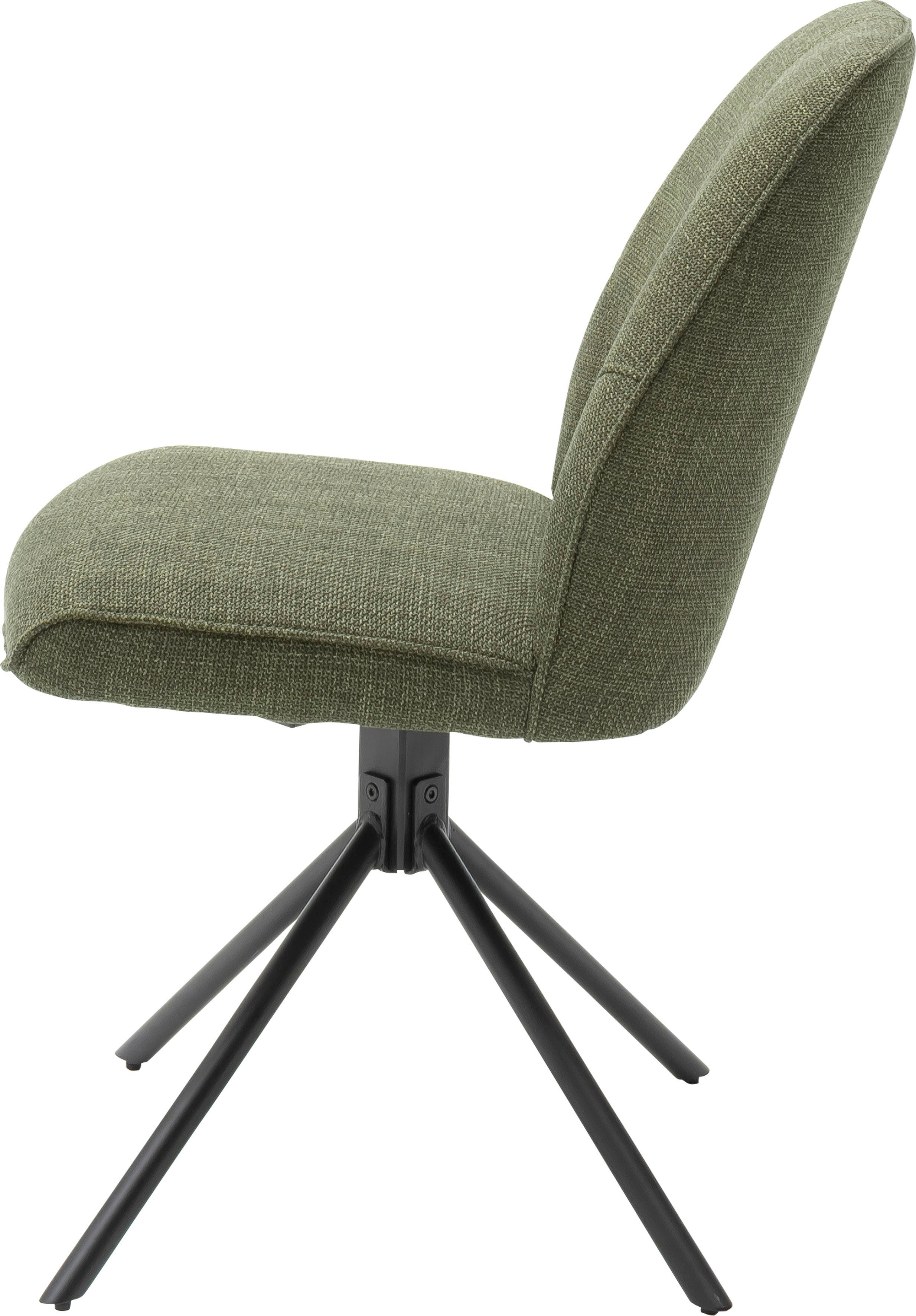 MCA furniture Stoel met 4 poten Pemba set van 2, 180º draaibaar met nivellering, stoel belastbaar tot 120 kg (set, 2 stuks)
