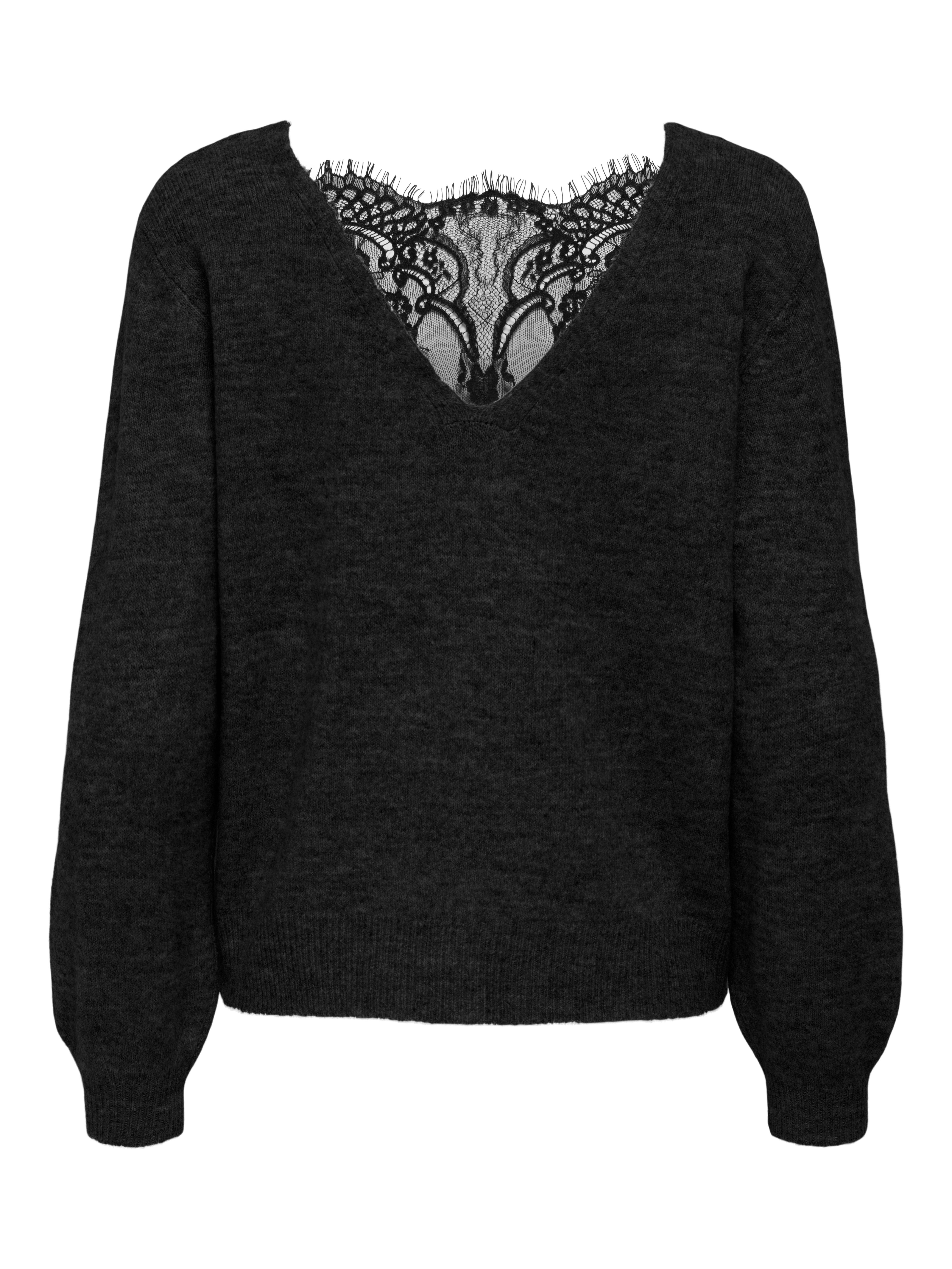 Only Vest ONLADELE LS LACE MIX REVERS CARDI CC KNT