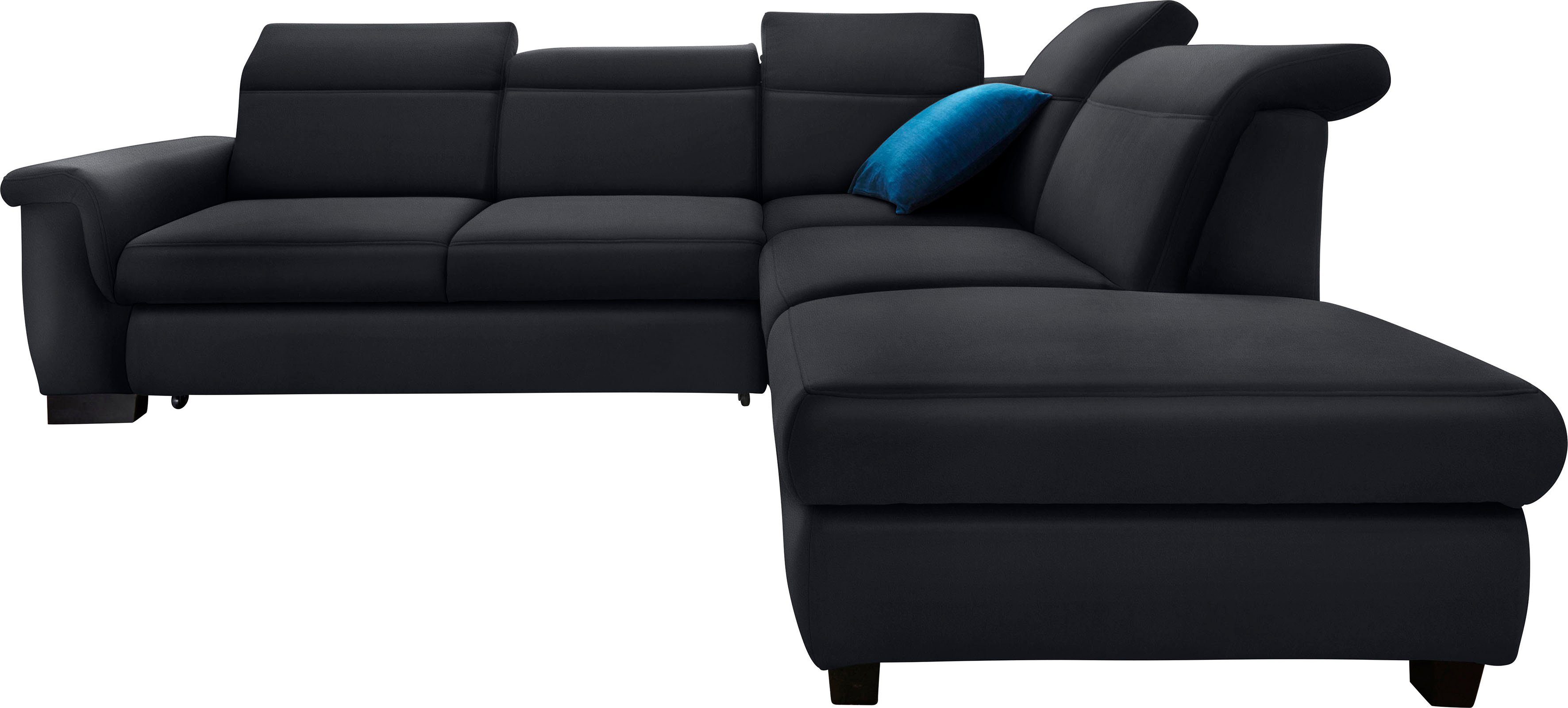 DOMO collection Hoekbank Sully comfortabel sofa, OTTOs Choice, L-vorm naar keuze met slaapfunctie en hoofd- resp. verstelbare rugleuning