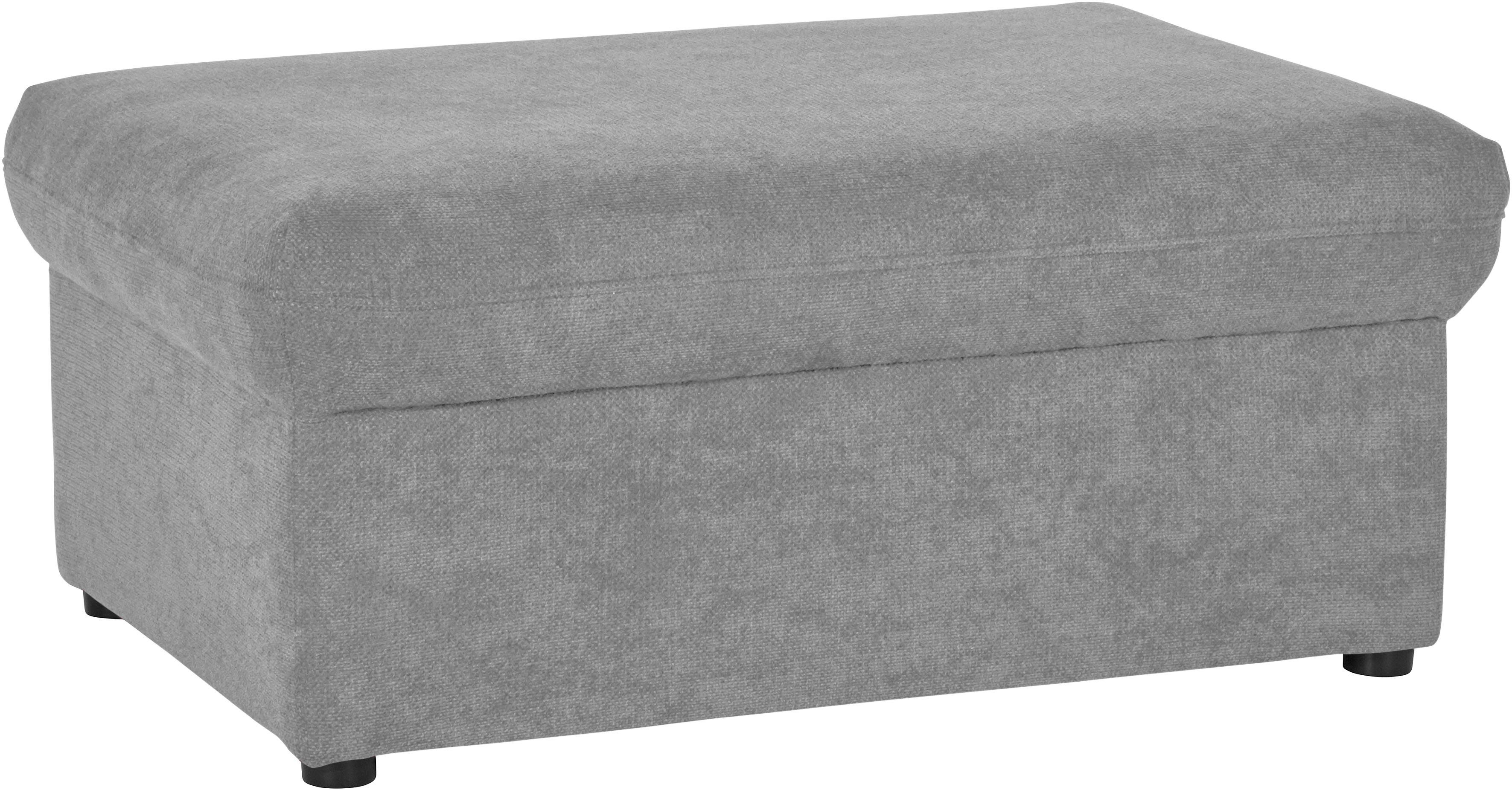 DOMO collection Hocker Topmatras met golfvering, op kunststof glijders