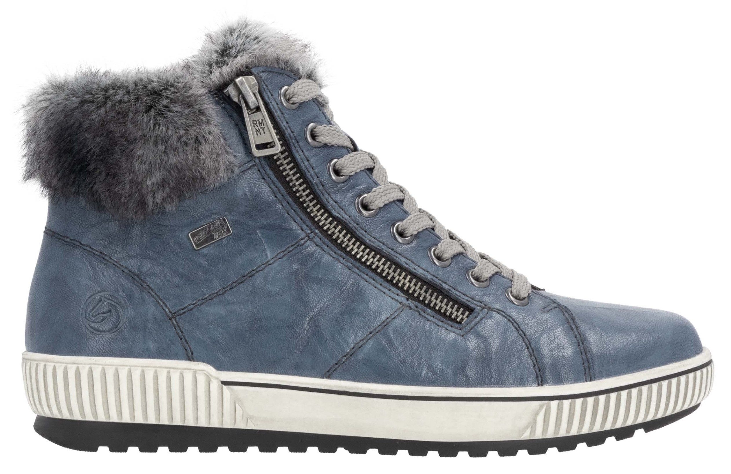 Remonte Winterlaarzen , plateau, outdoorschoen veterschoenen met waterafstotende tex-membraan