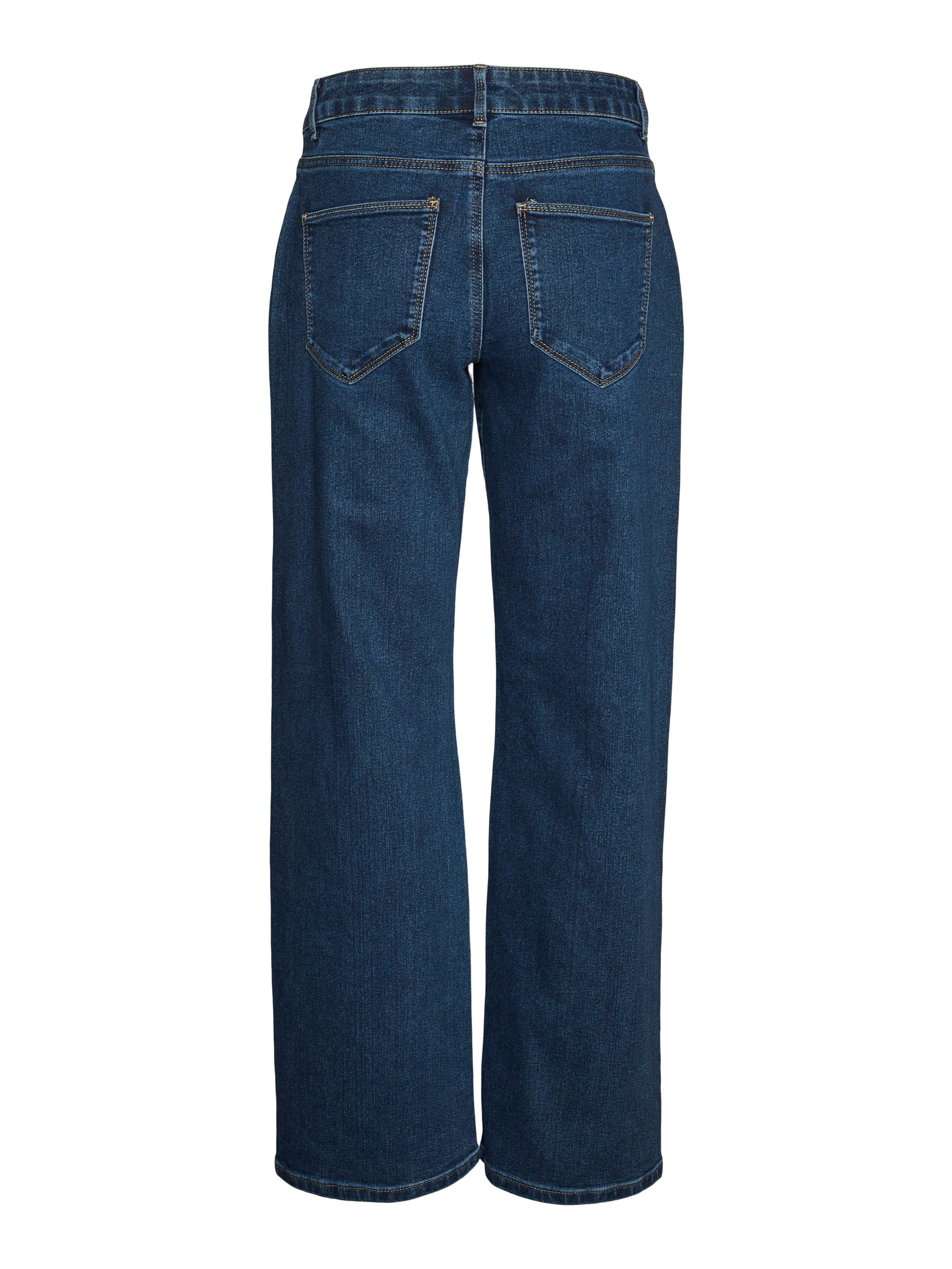 Vero Moda Wijde jeans VMELLY MR WIDE JEANS BLUE NOOS