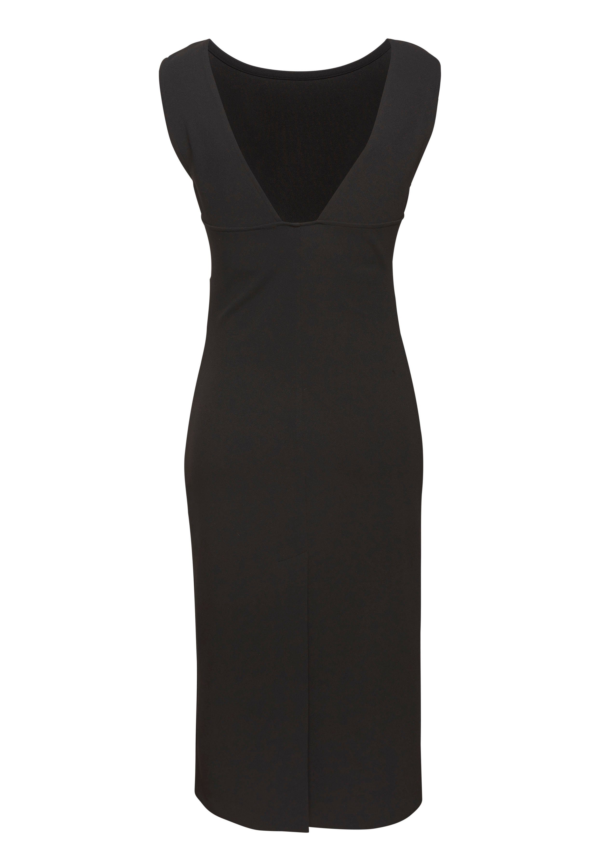 Lascana Kokerjurk met diepe ruguitsnijding figuuraccentuerend elegant