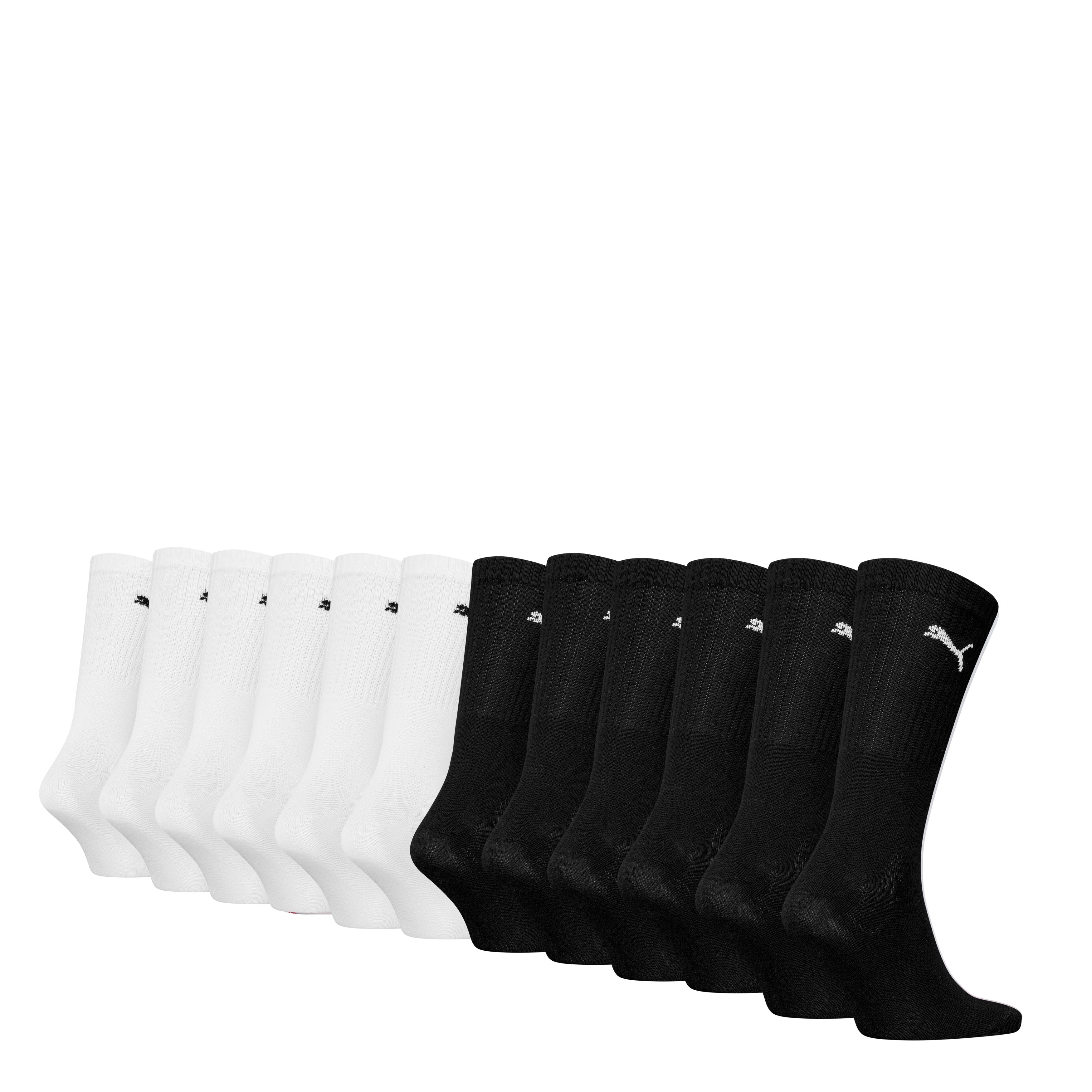 PUMA Sokken PUMA CREW SOCK 12P ECOM Gepolsterde zool voor schokdemping en extra comfort (12 paar)