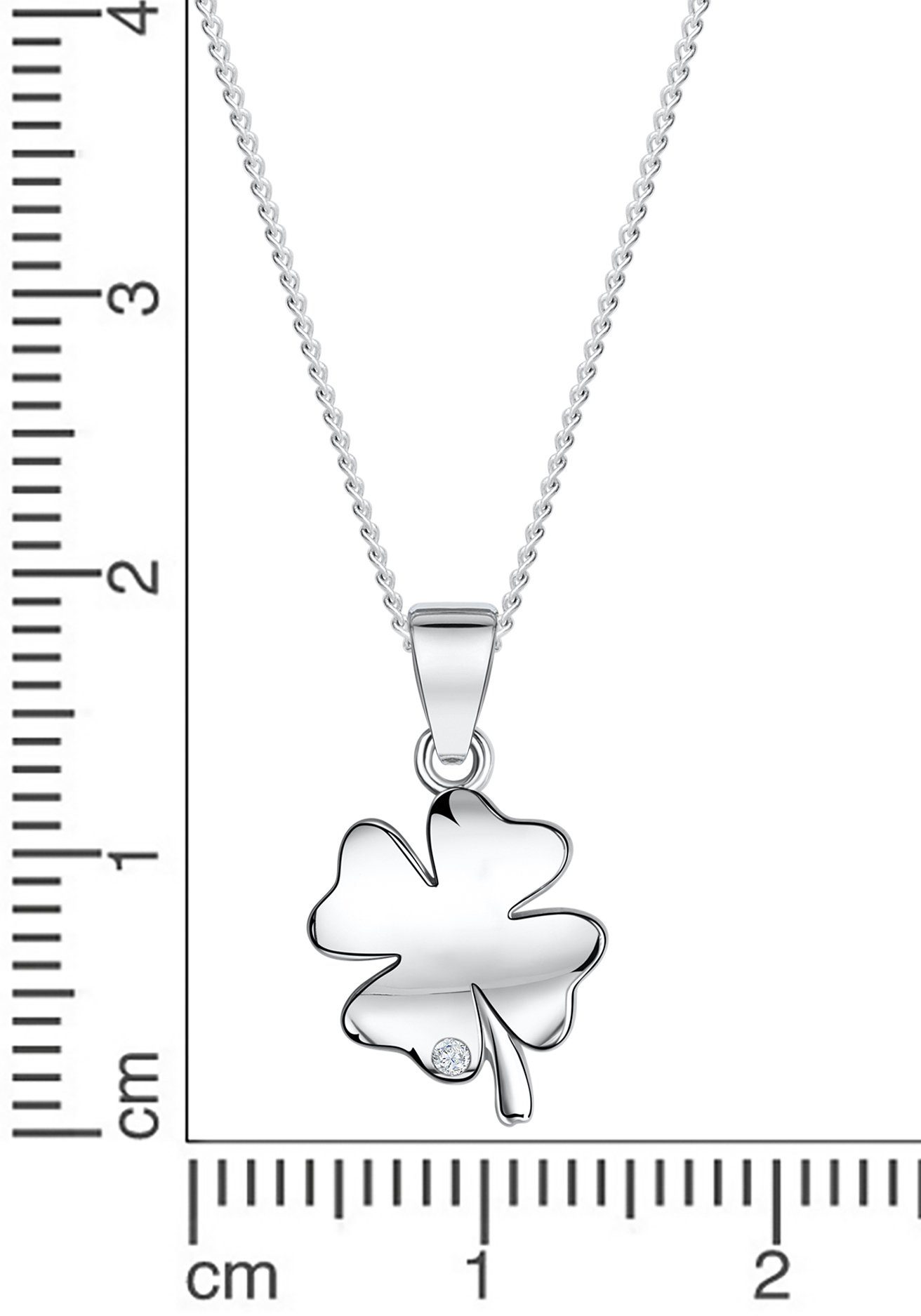 Firetti Ketting met hanger Sieraad cadeau zilver 925 halssieraad halsketting panzerketting geluk