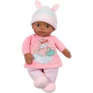 baby annabell babypop sweetie for baby, dolls of colour, 30 cm met rammelaar aan de binnenkant roze