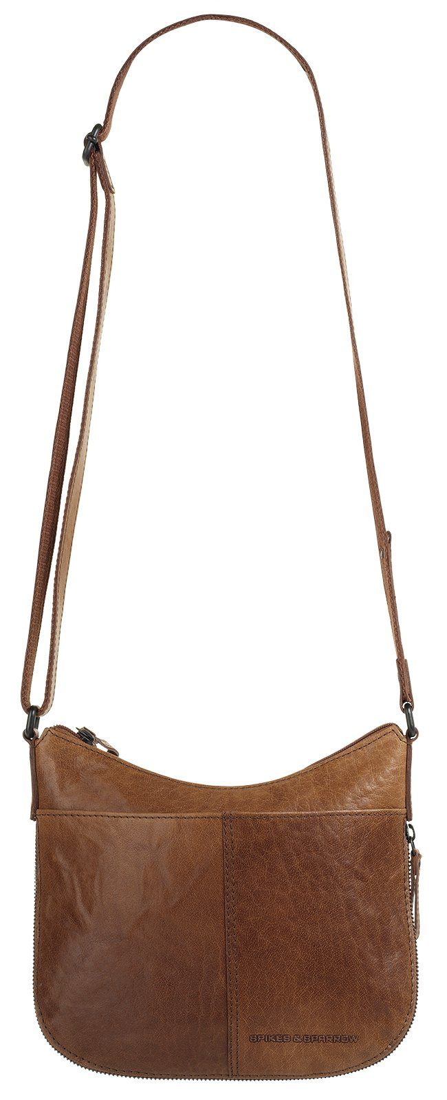 Spikes & Sparrow Schoudertas echt leder