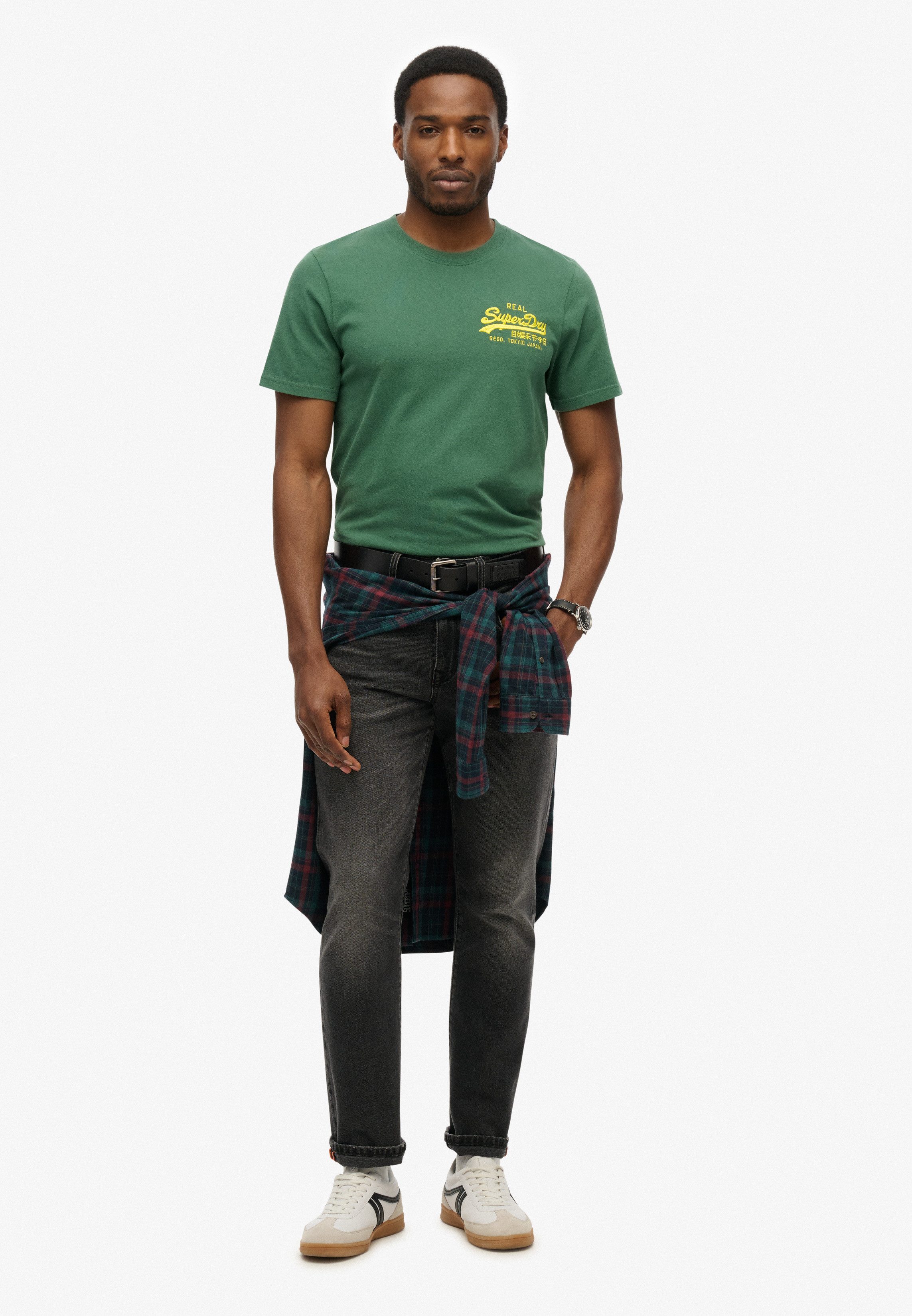 Superdry Shirt met ronde hals VL EMBROIDERED RELAXED TEE