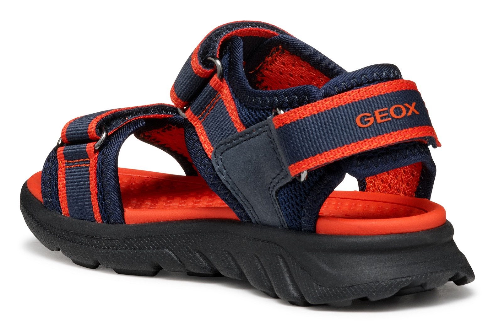 Geox Sandalen J SANDAL AIRADYUM BO , trekking sandaal, zomerschoen, klittenbandschoen met gekleurde binnenzool