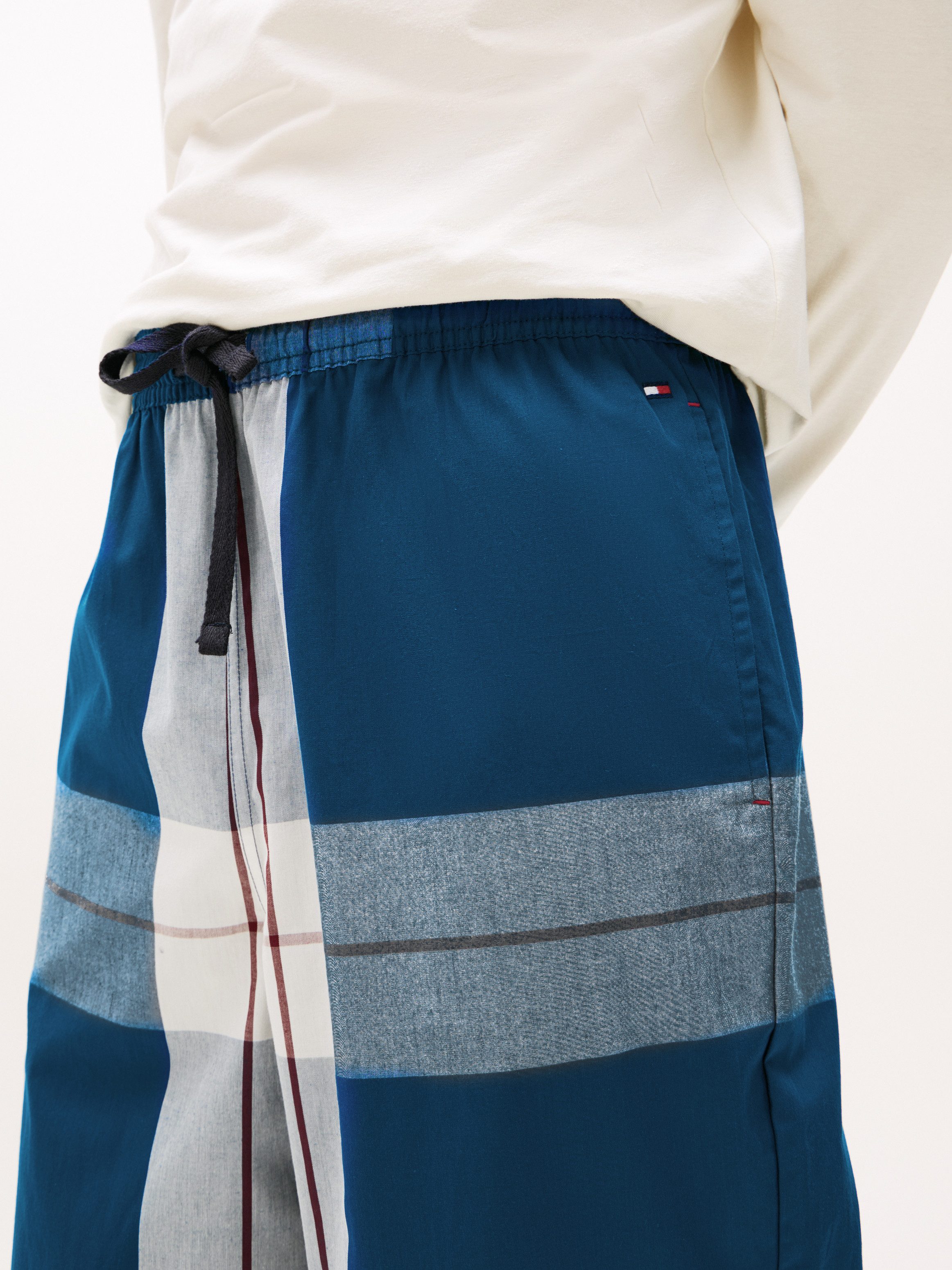 Tommy Hilfiger Underwear Pyjama LS WOVEN PJ SET PRINT DRAWSTRING (set, 2-delig)