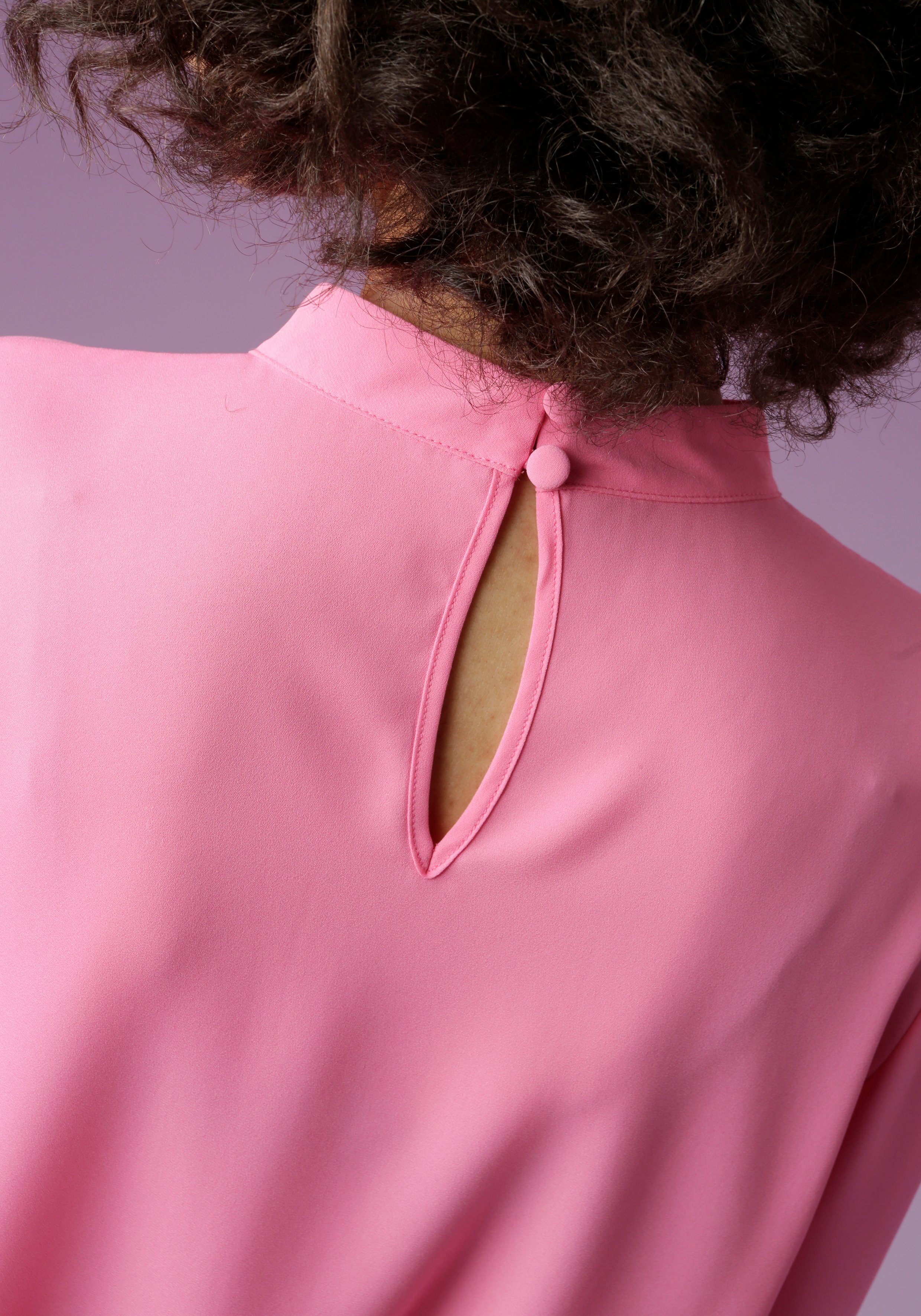 Aniston CASUAL Blouse met lange mouwen met kleine volant voor