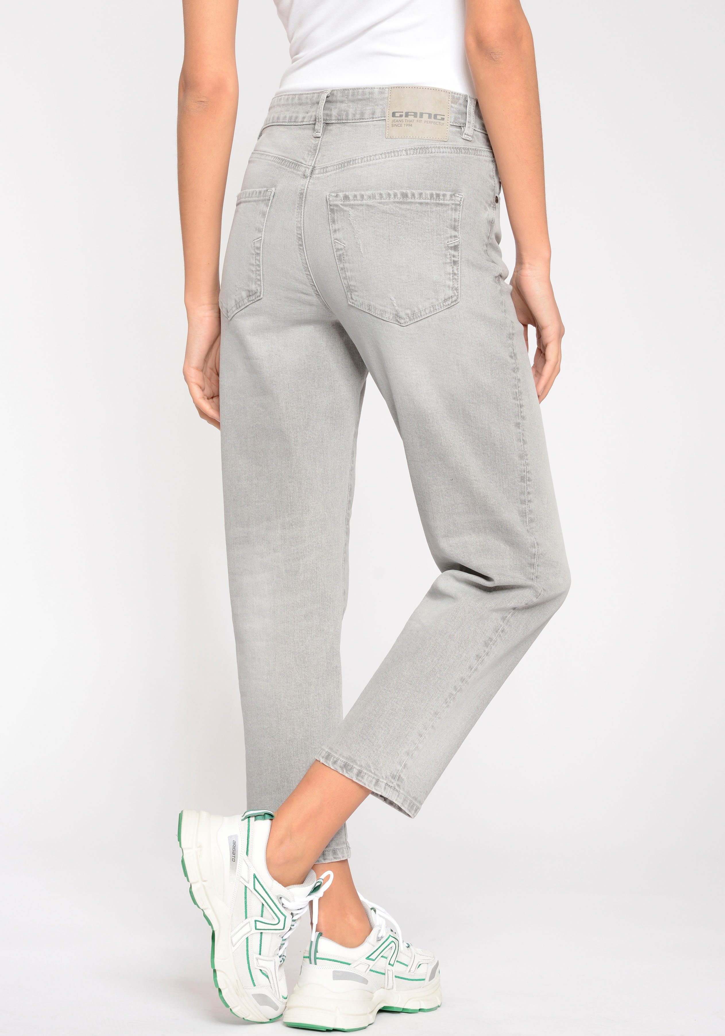 GANG Loose fit jeans 94TILDA met hoge taille en verkorte broeklengte