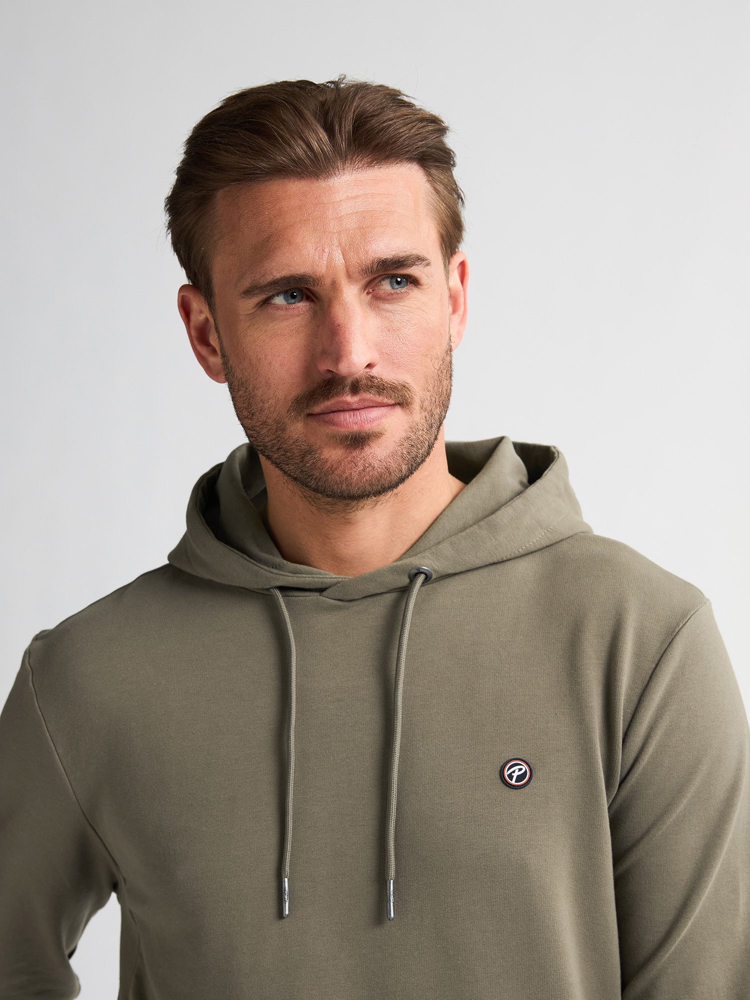 Petrol Industries Hoodie met geborduurd logo