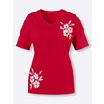 classic basics t-shirt shirt (1-delig) rood