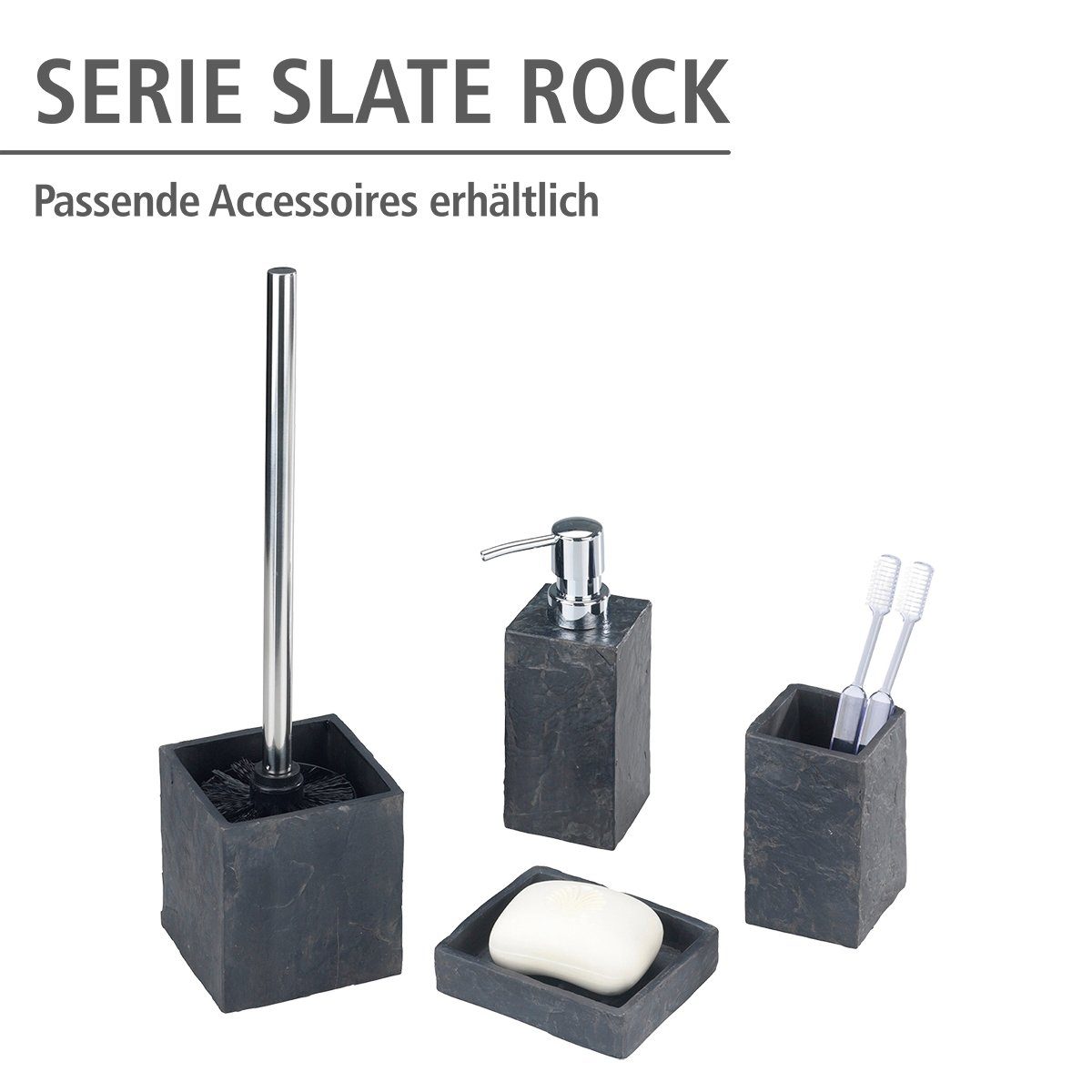 WENKO Toiletset Slate rok