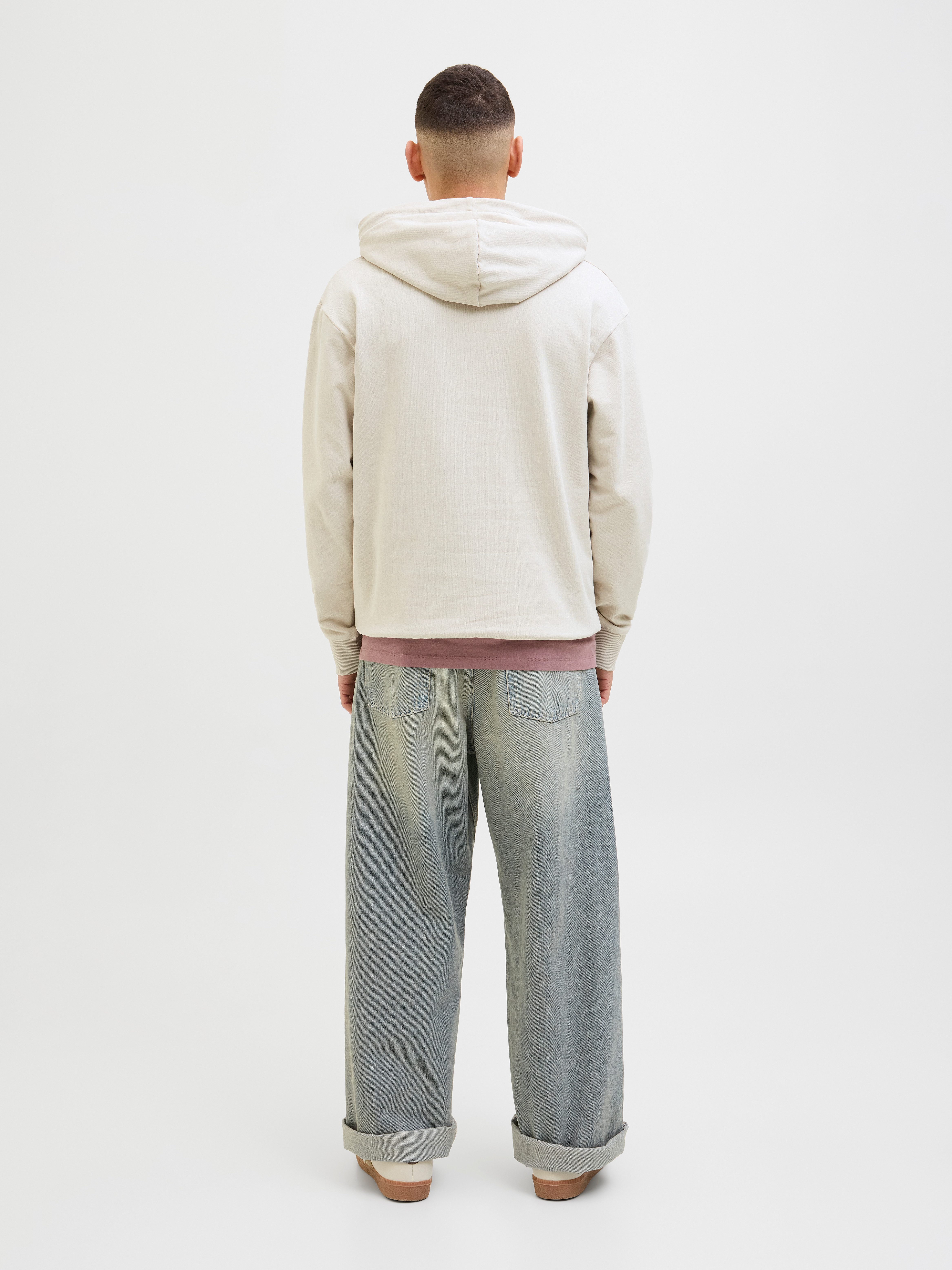 Jack & Jones Hoodie JJEBRYAN CORP LOGO SWEAT HOOD NOOS
