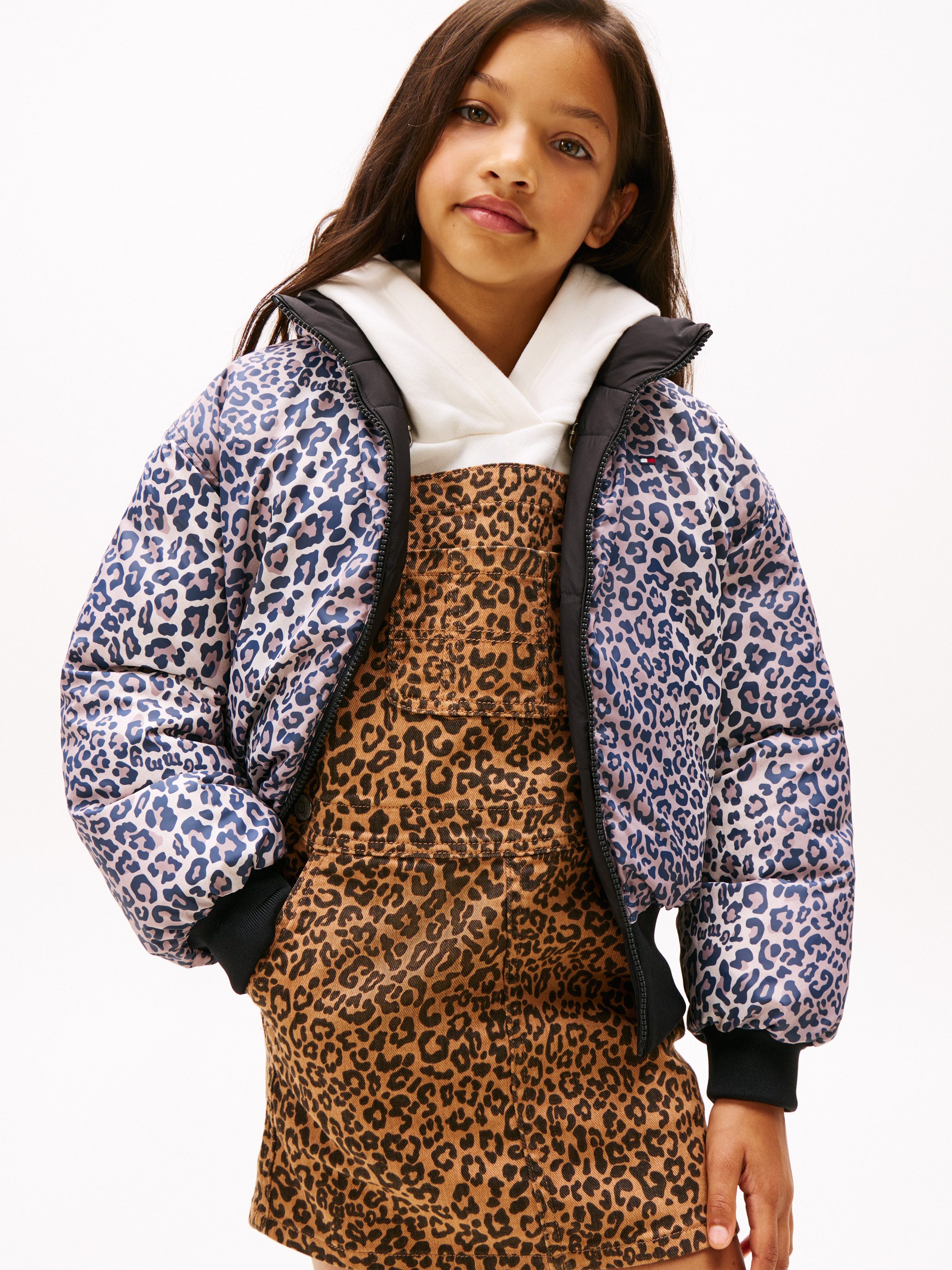 Tommy Hilfiger Tweezijdig te dragen jack REVERSIBLE STRIPE PUFFER BOMBER