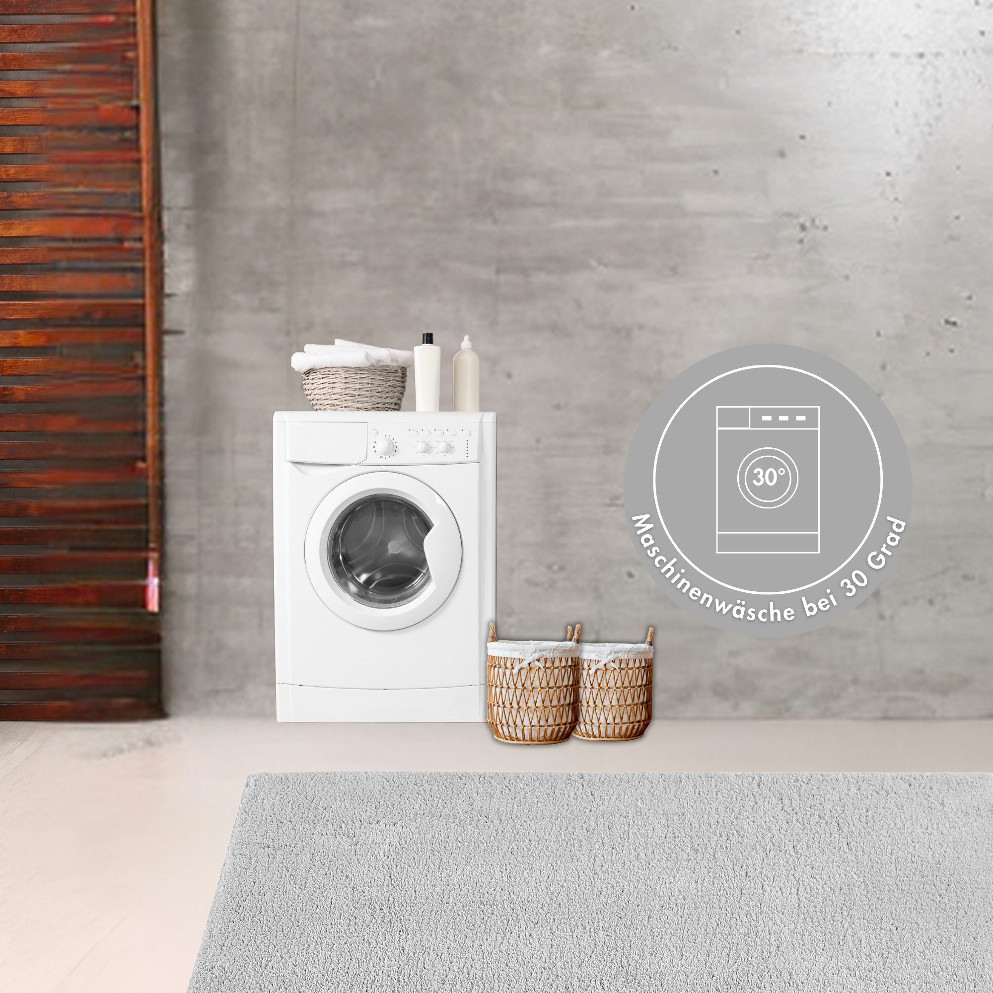 Andiamo Badmat Arezzo Effen kleuren, ook in rond en als 2-pack verkrijgbaar