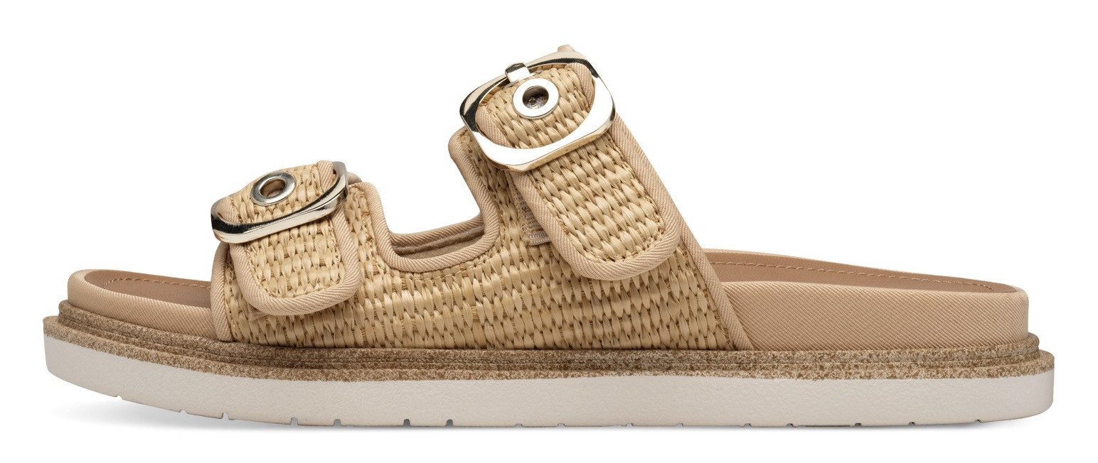 Tamaris Slippers , plateau, zomerschoen, slippers met verstelbare gespen