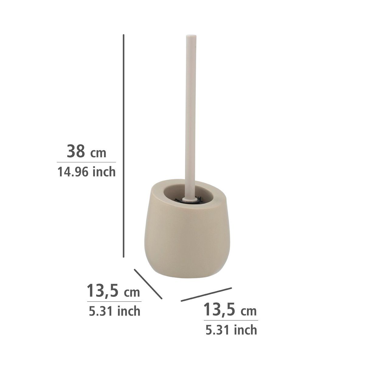 WENKO Toiletset Badi Keramiek (1 stuk)