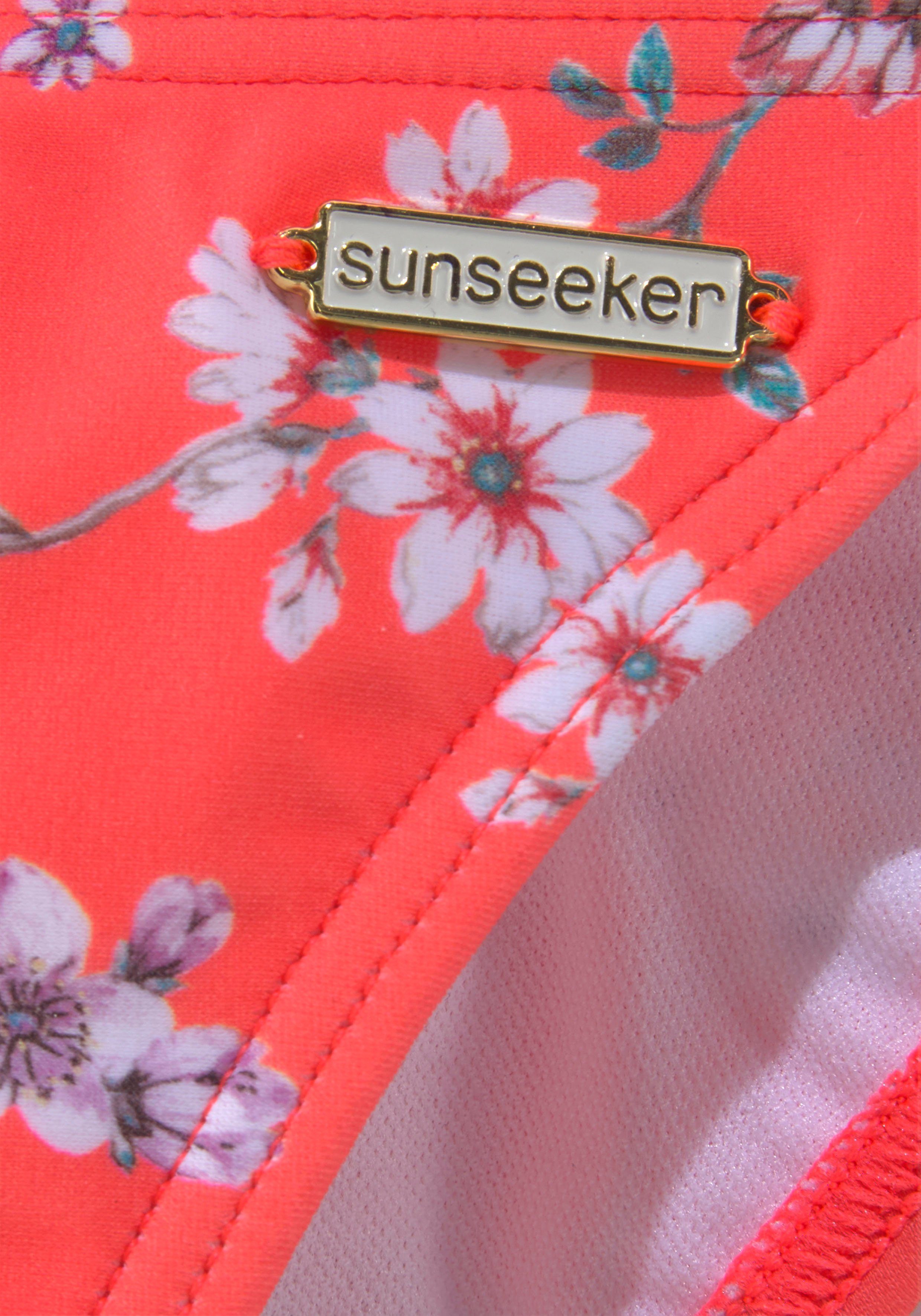 Sunseeker Bustierbikini Ditsy Kids met zomerse print
