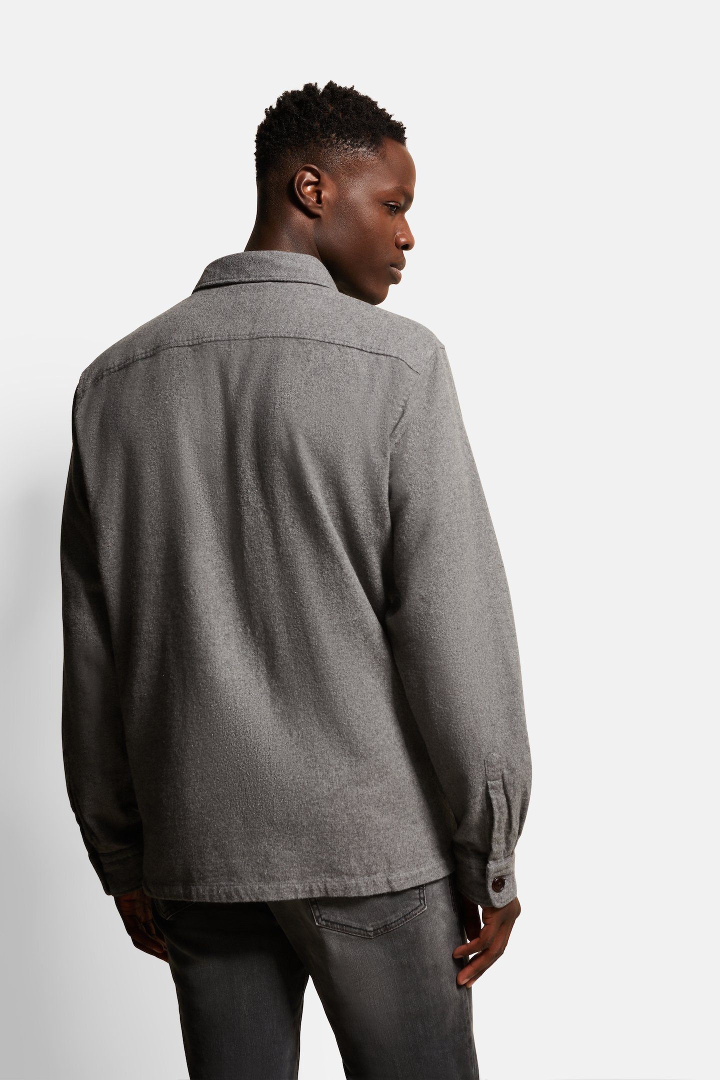 Bugatti Overhemd met lange mouwen Overshirt met opgestikte zakken