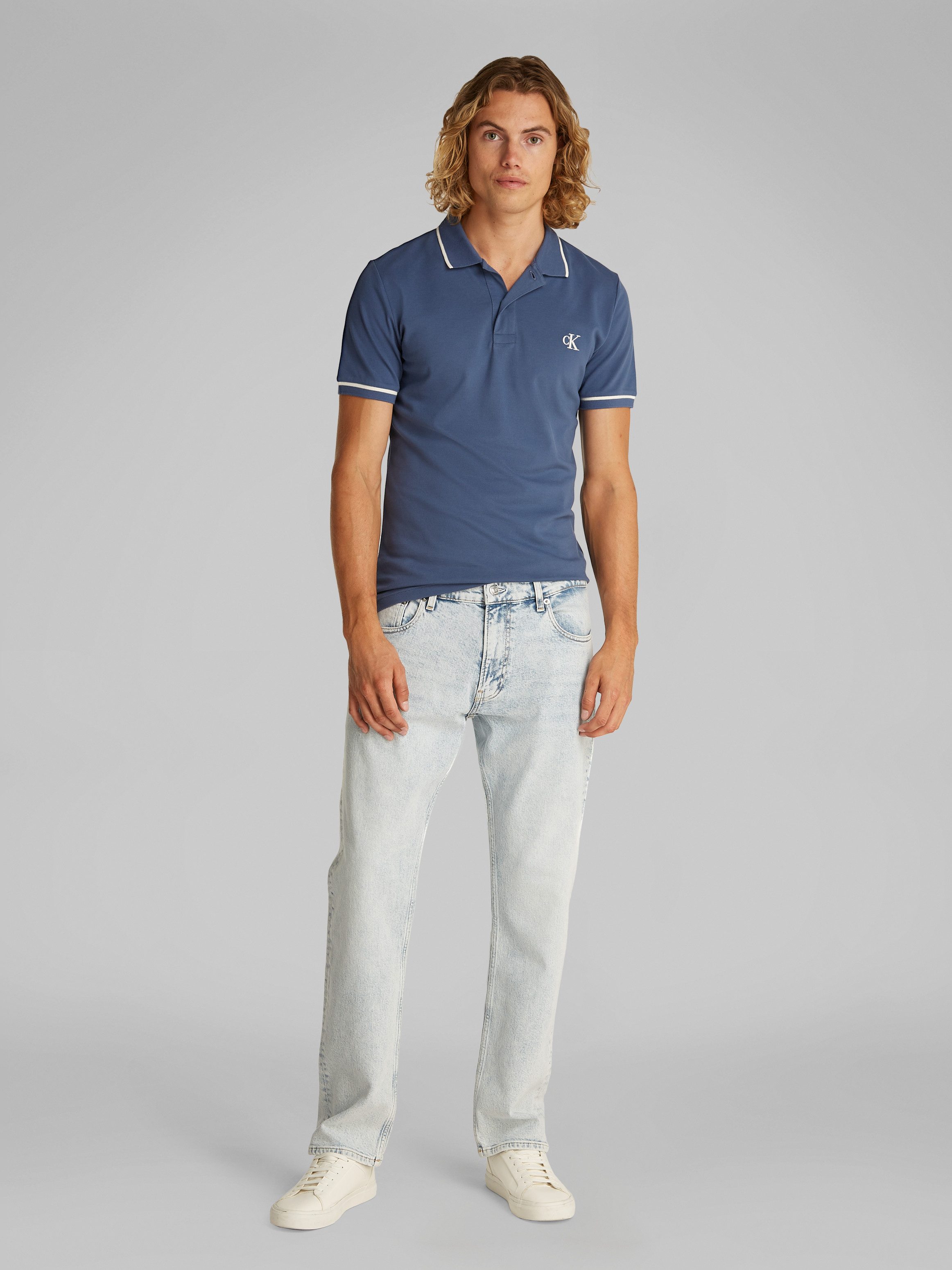Calvin Klein Poloshirt TIPPING SLIM POLO
