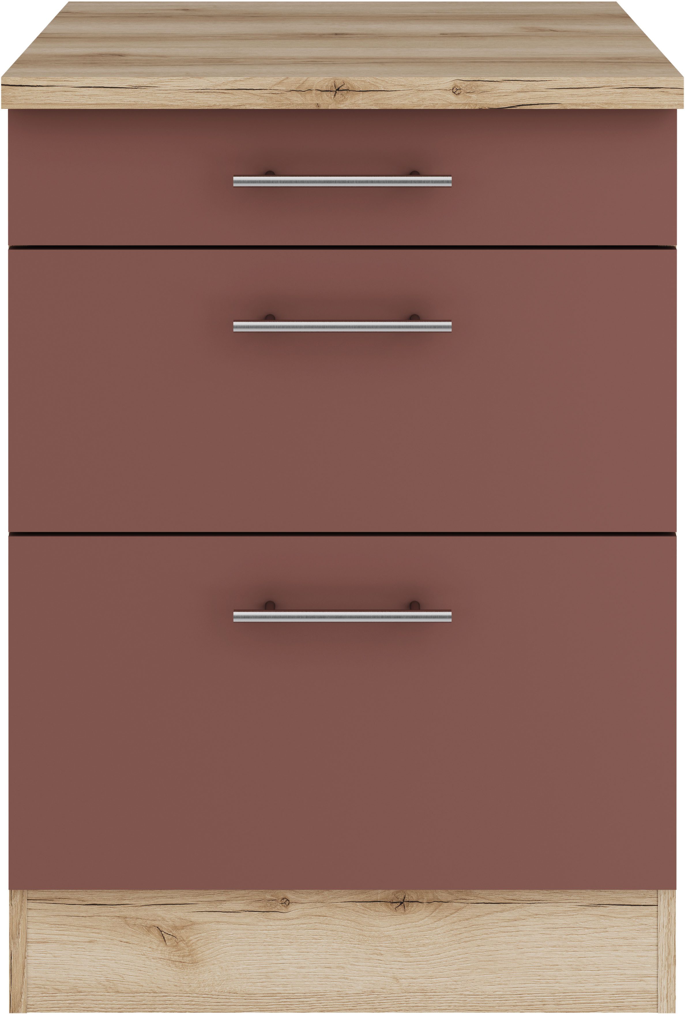 OPTIFIT Onderkast Bella Breedte 60 cm, 2 lades, 1 schuiflade
