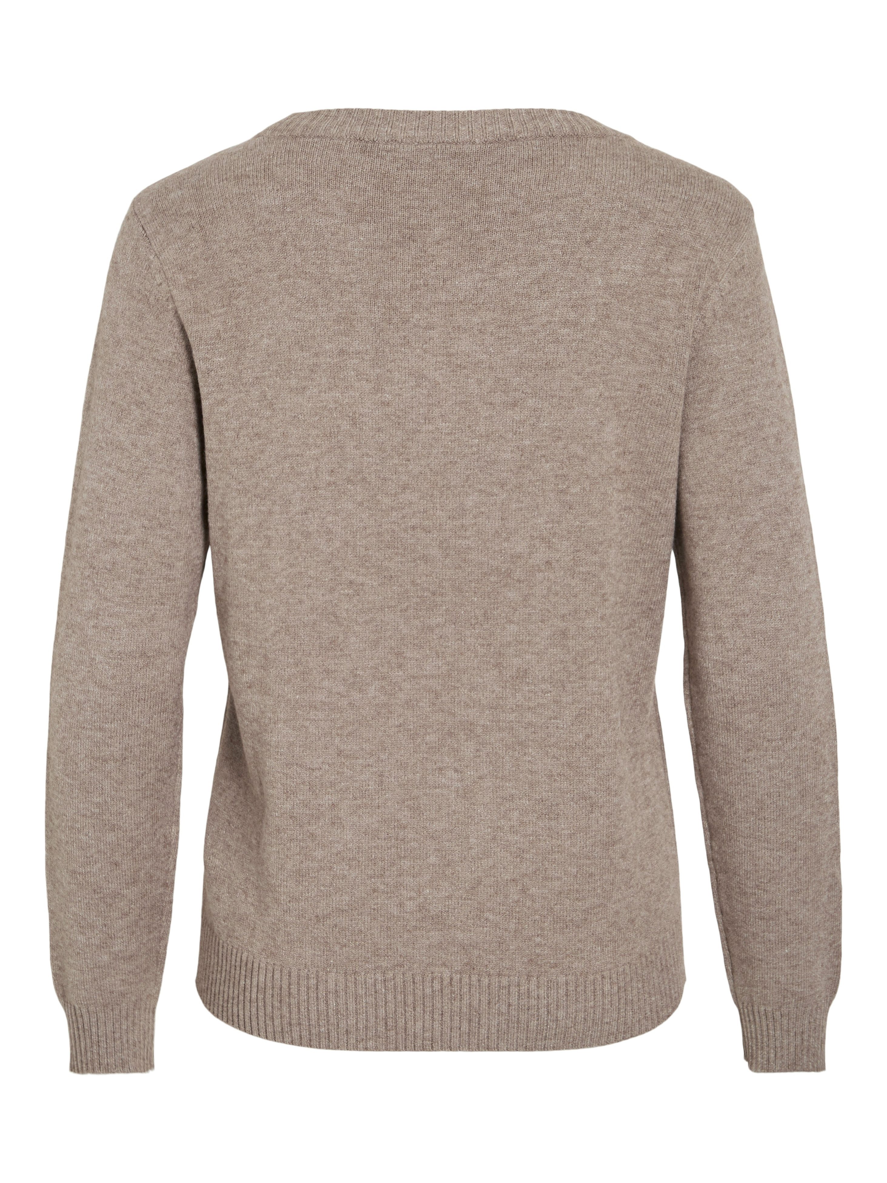 Vila Trui met ronde hals VIRIL O-NECK L/S KNIT TOP - NOOS