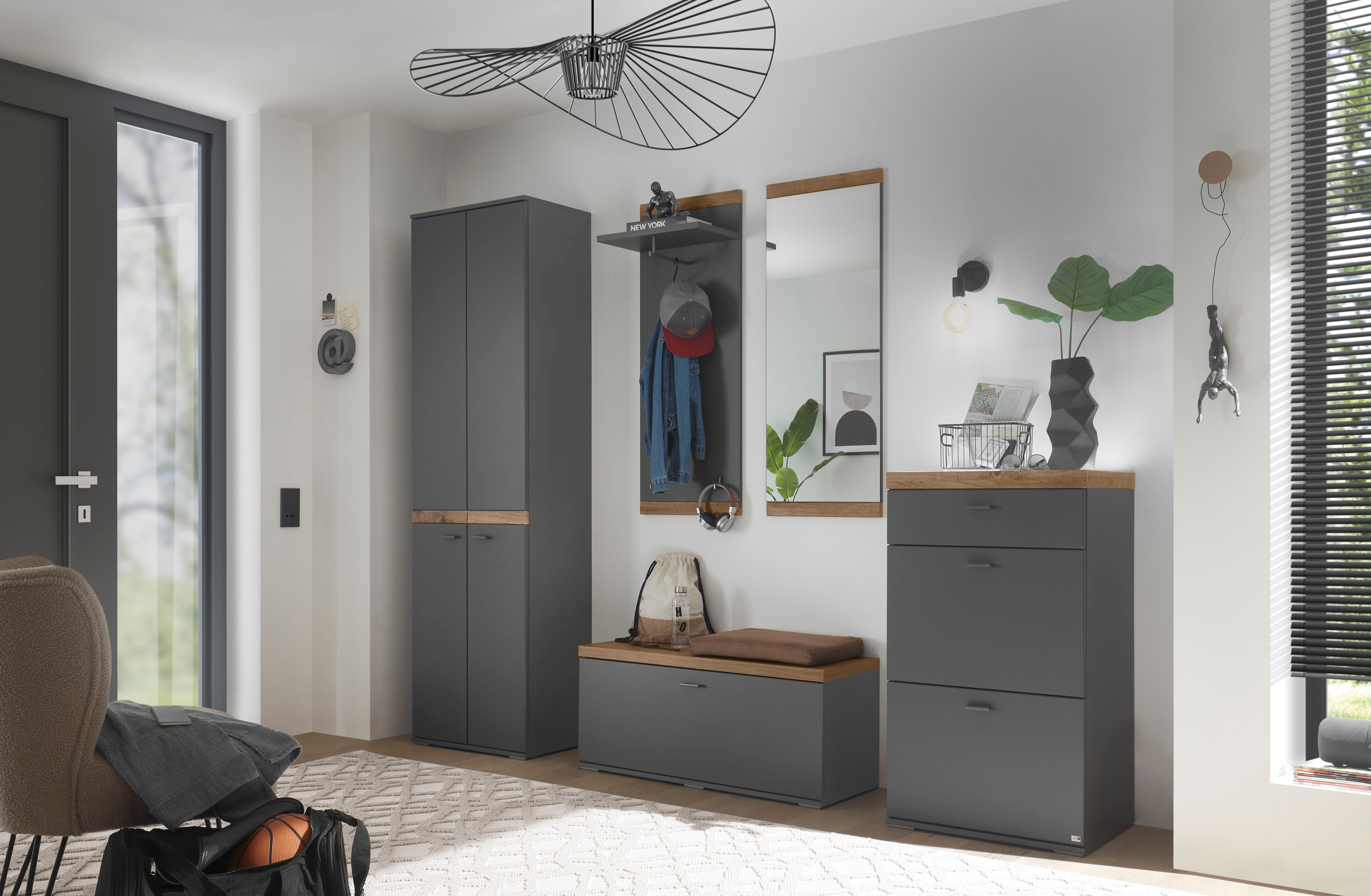 set one by Musterring Compact kapstokmeubel Lancaster Dielen bestaande uit 5 delen, verkrijgbaar in twee kleuren, totale breedte 240 cm (5 stuks)